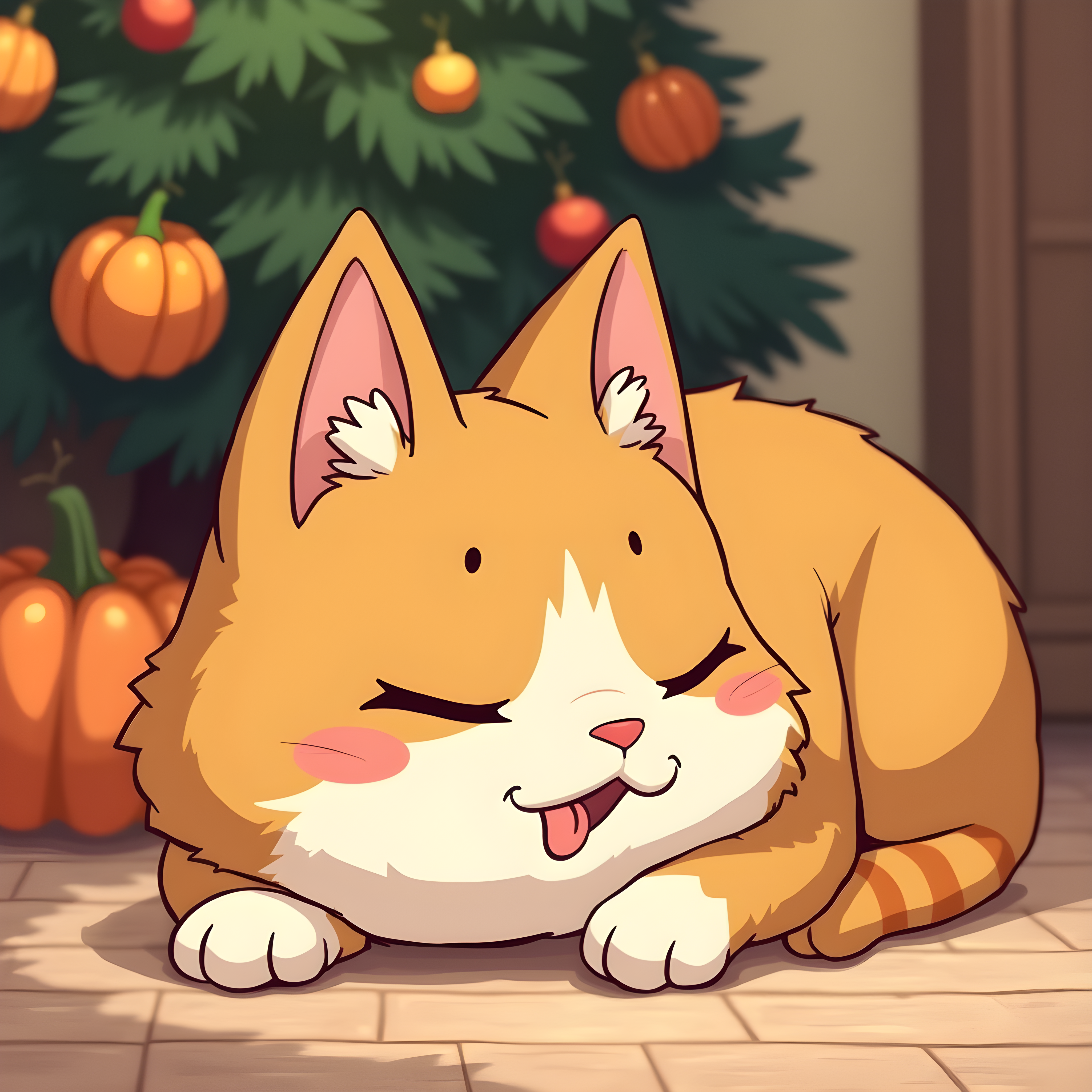 Studio Ghibli Cat — Funny (Seasonal)