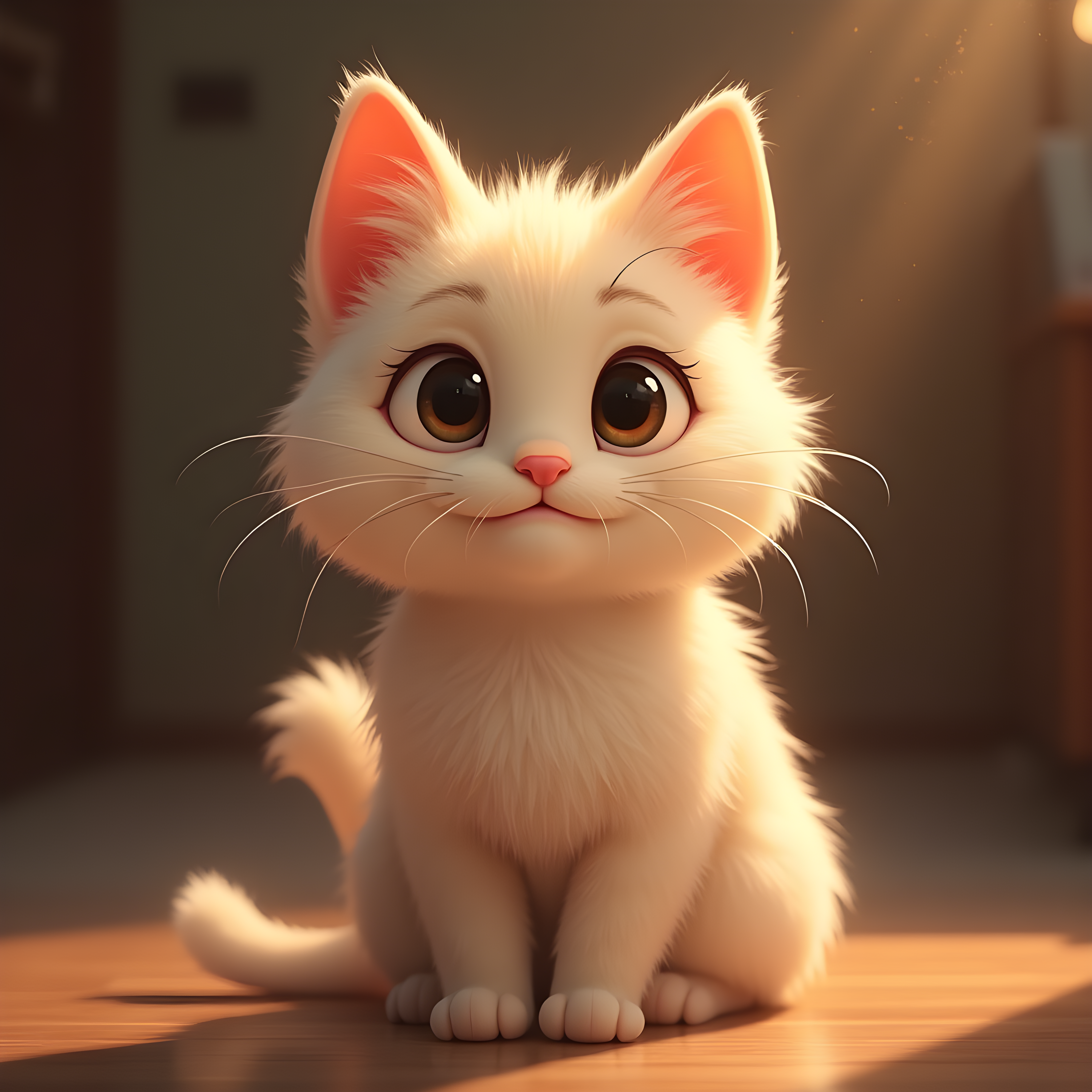 Studio Ghibli Cat — Realistic (Romantic)