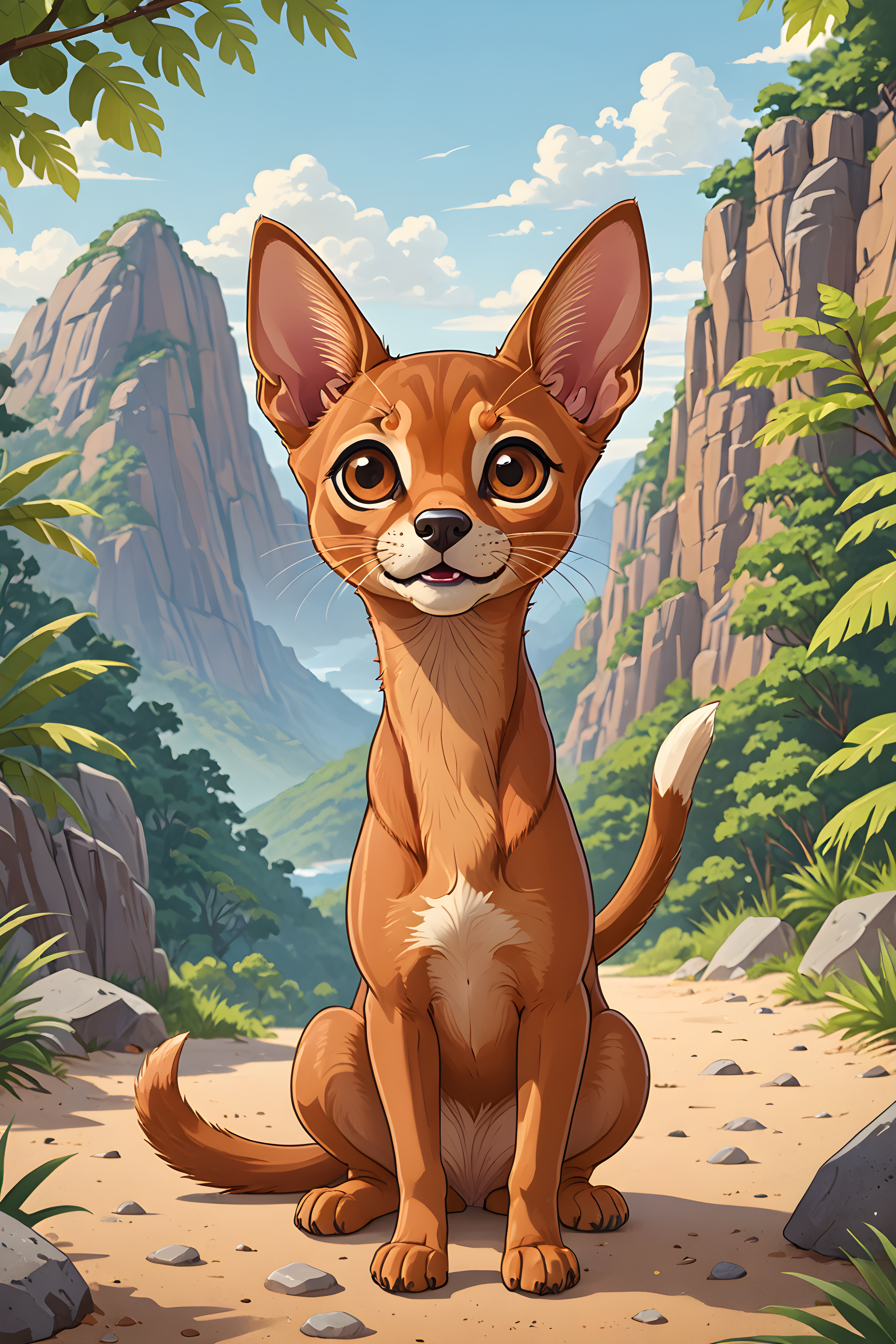 Abyssinian — Cartoon / Kawaii (Playful)