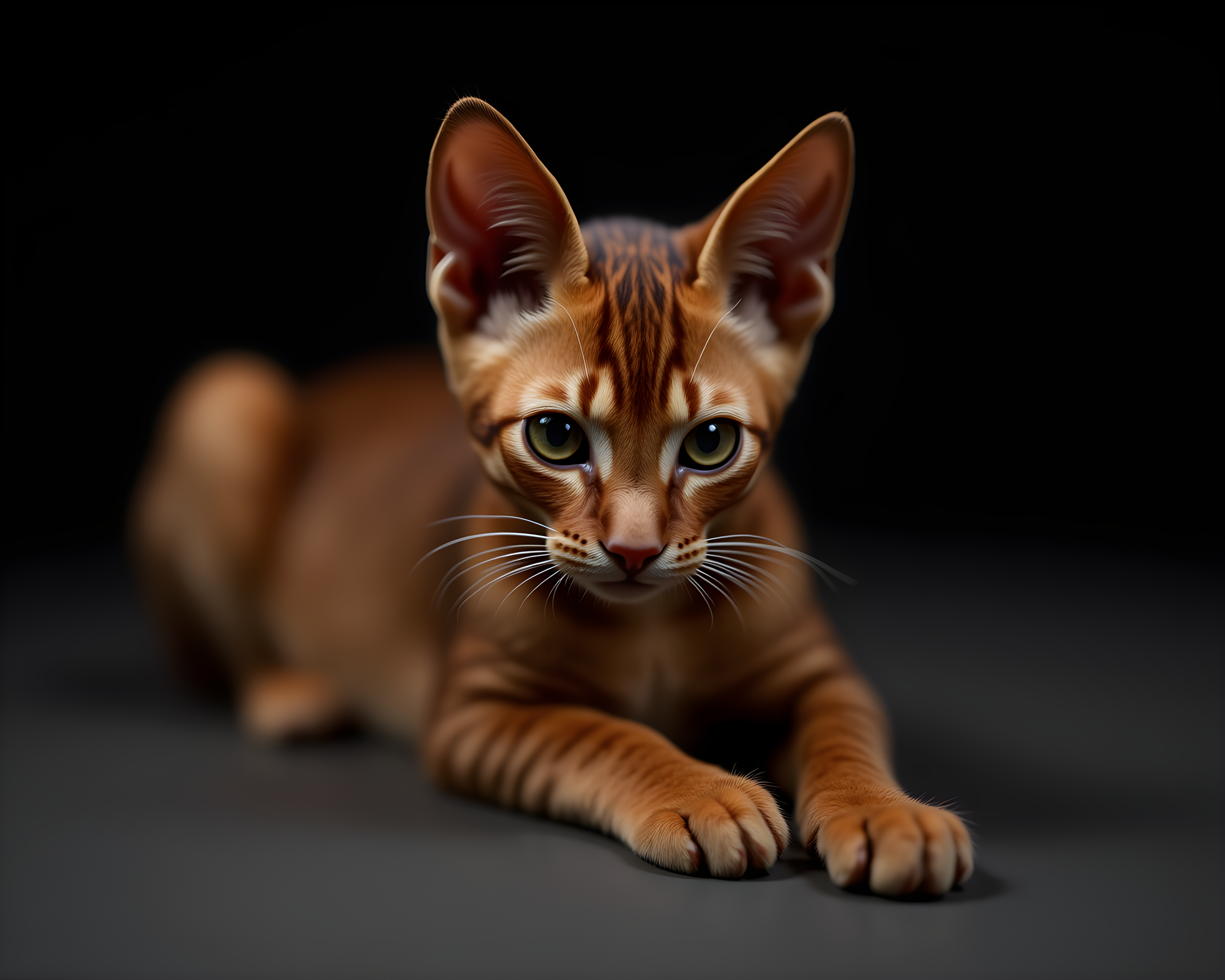 Abyssinian — Hyper-Realistic (Motivational)