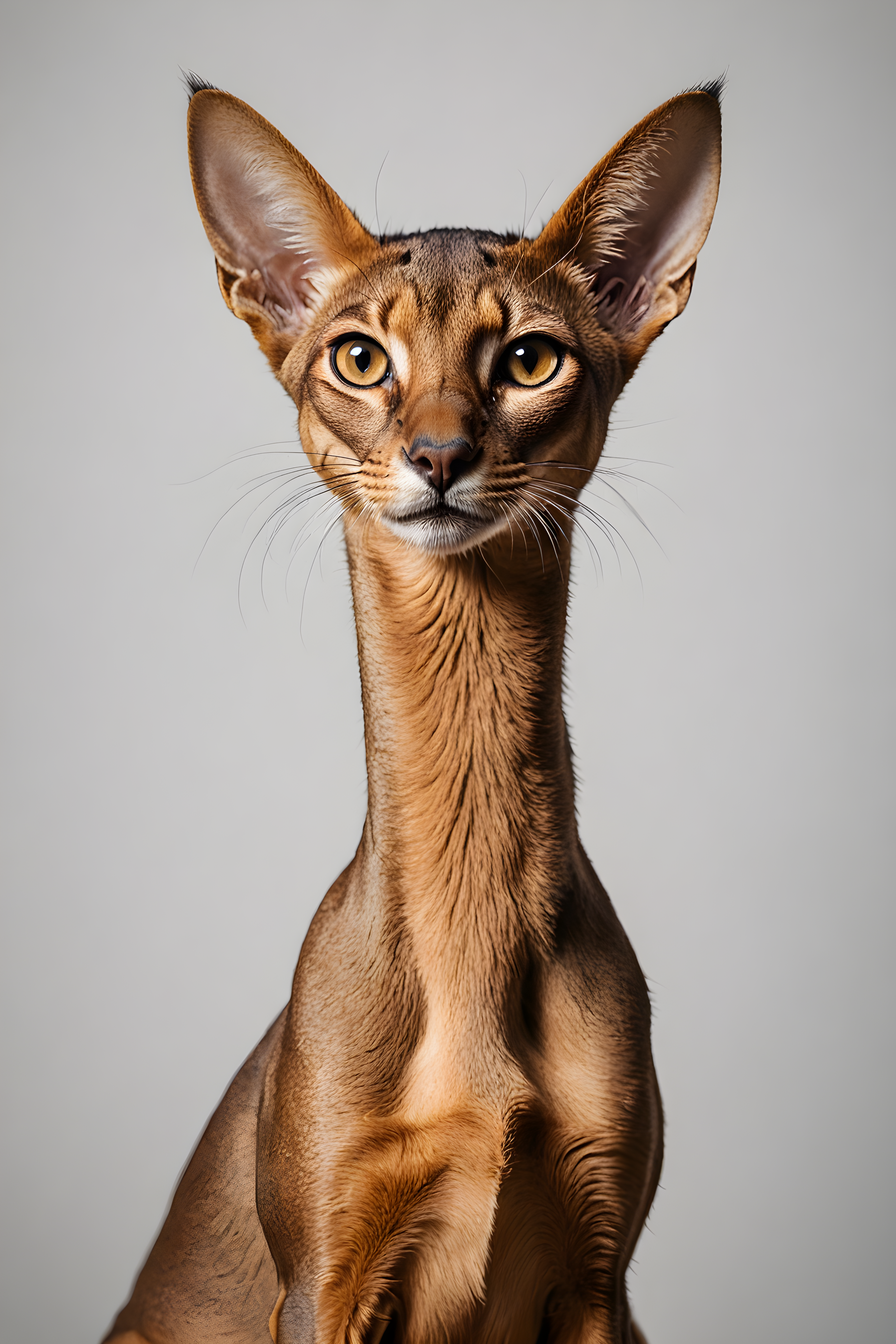 Abyssinian — Minimalist Line Art (Motivational)
