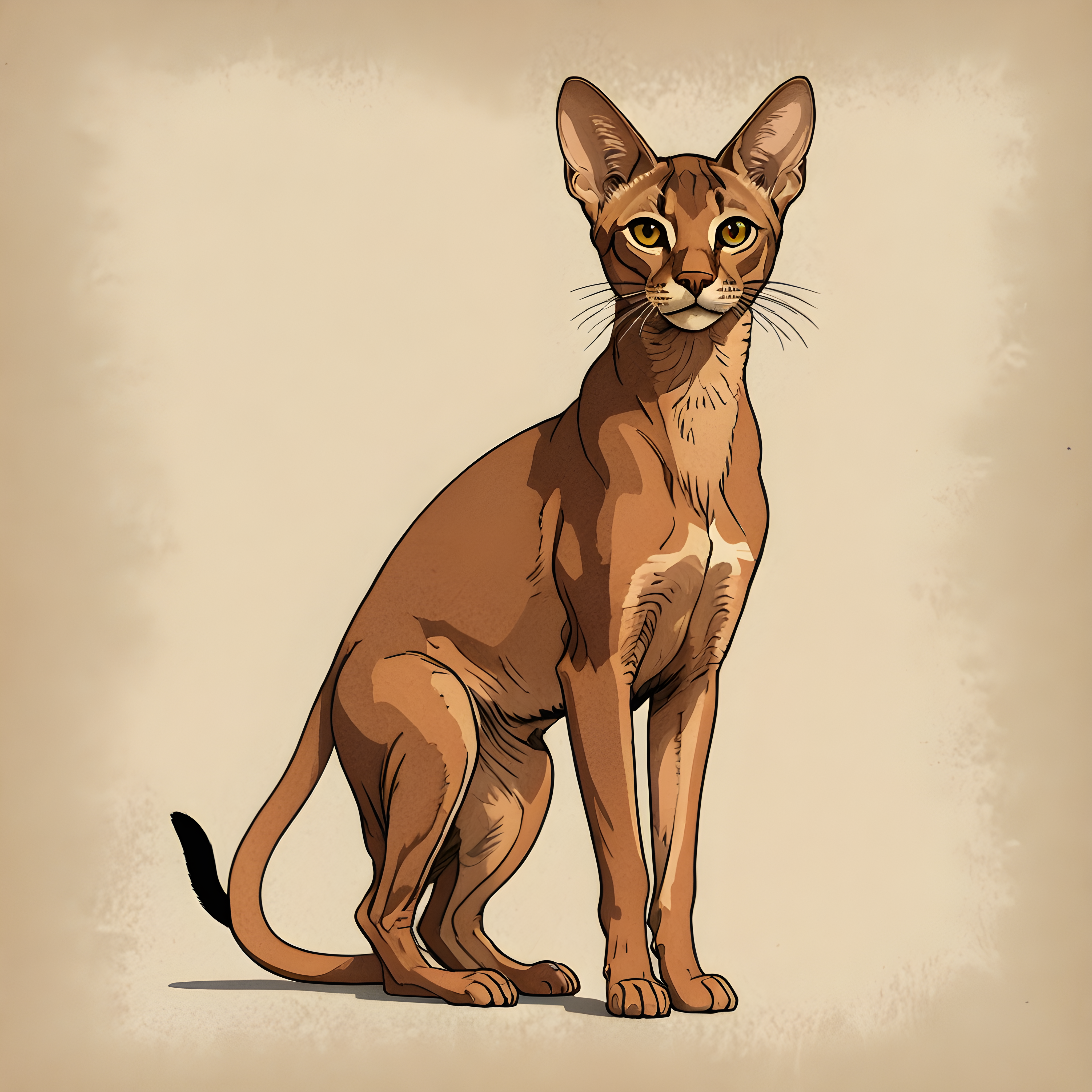 Abyssinian — Retro (Aesthetic)