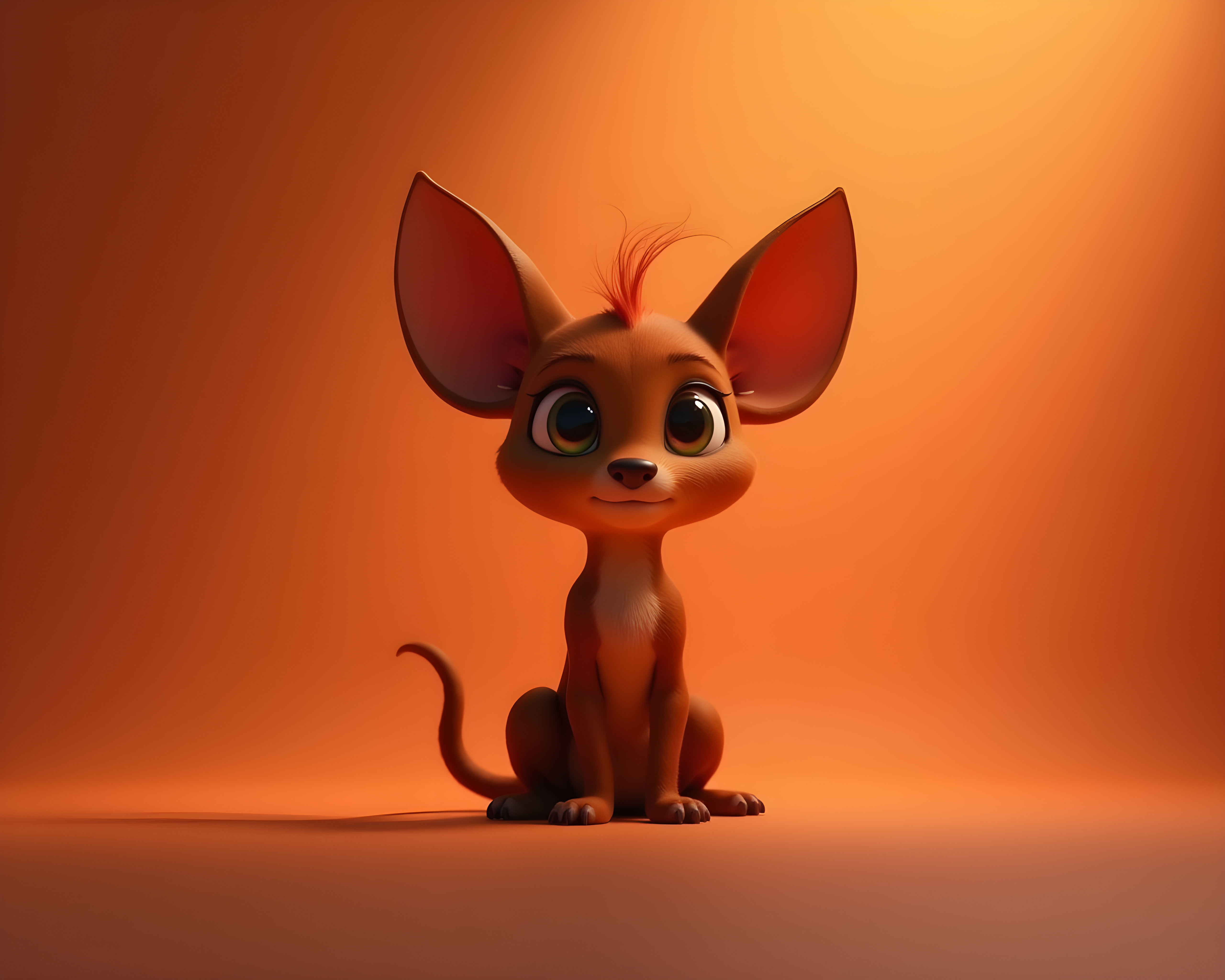 Abyssinian — 3D Render (Romantic)