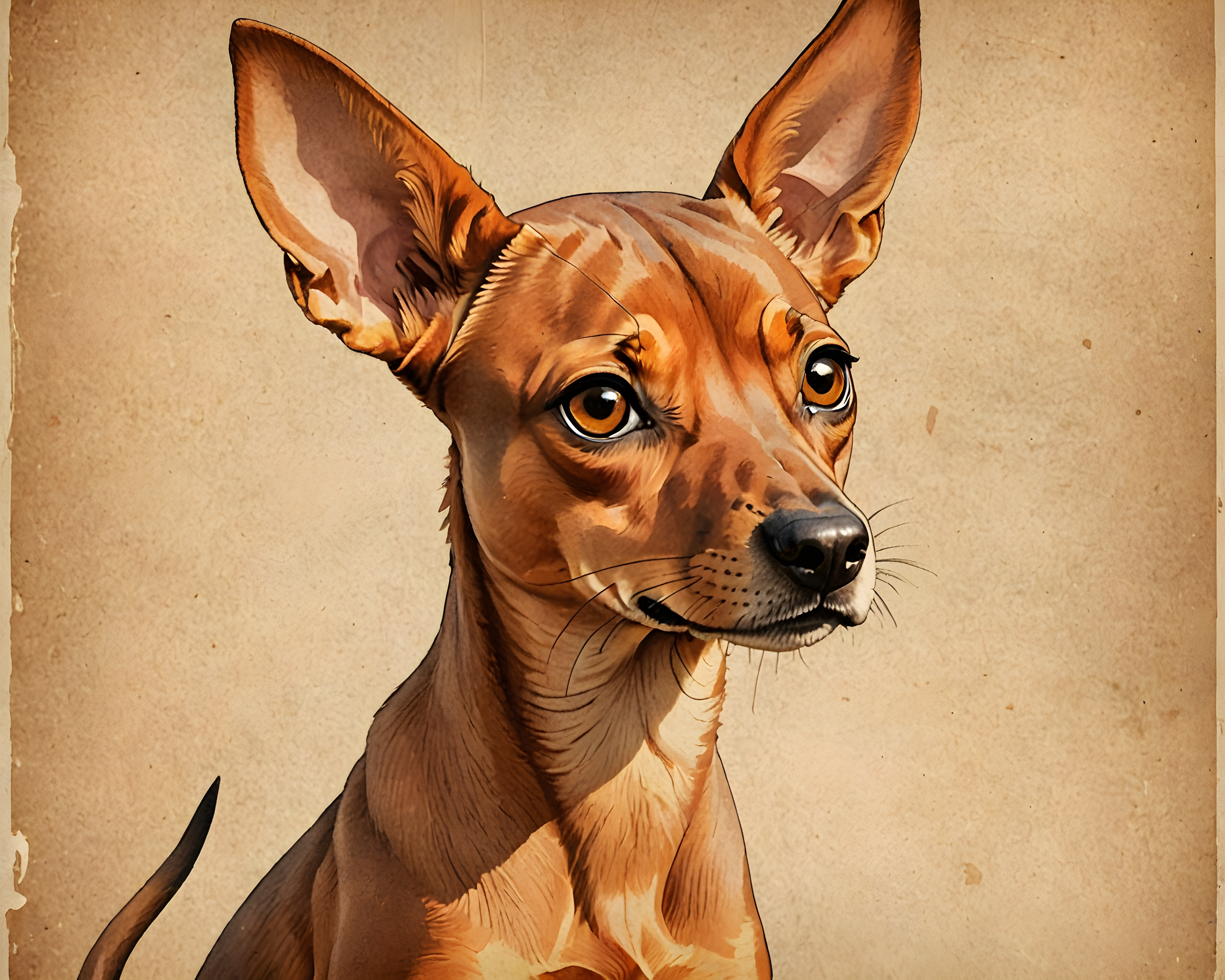 Abyssinian — Vintage Poster (Cute)