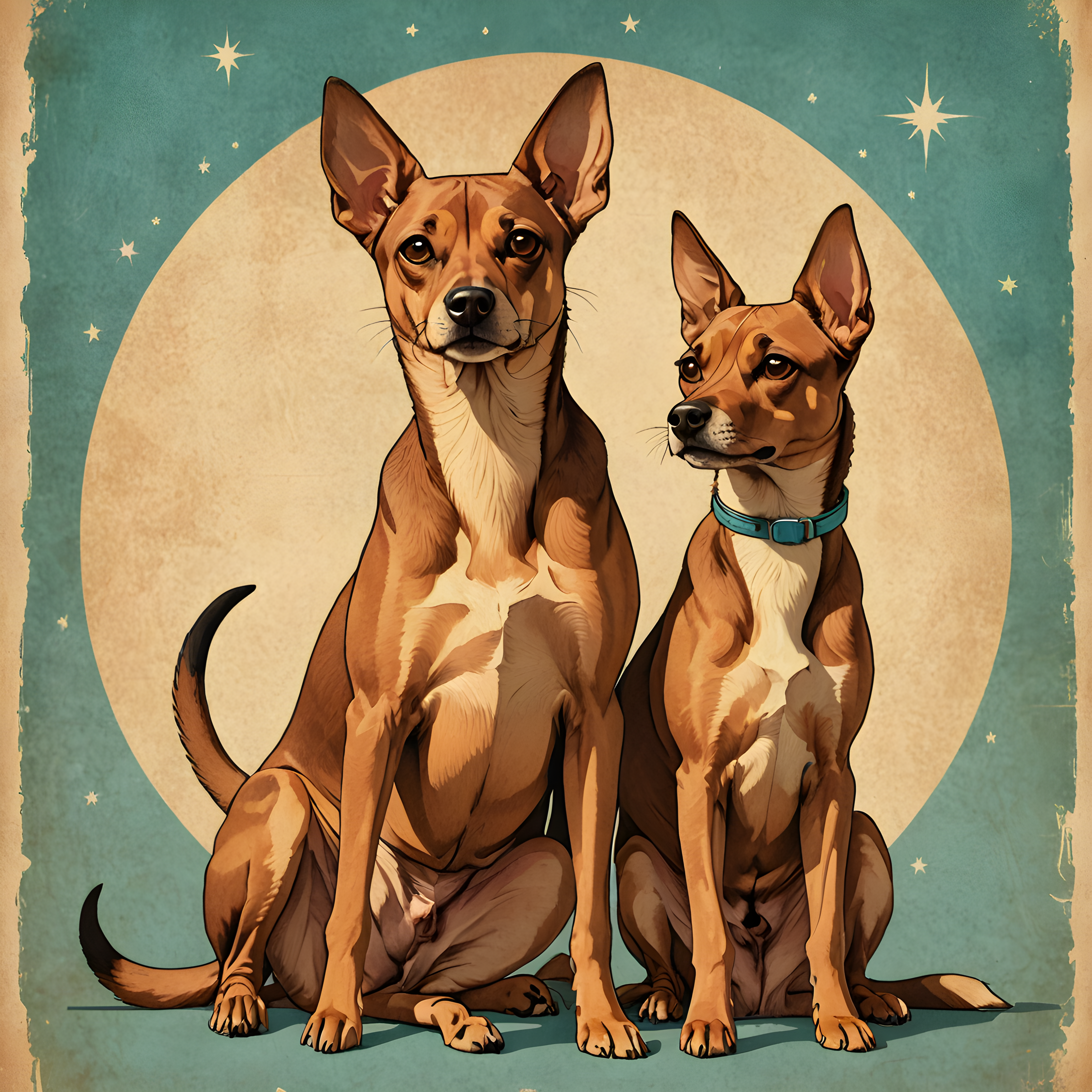 Abyssinian — Vintage Poster (Fantasy)