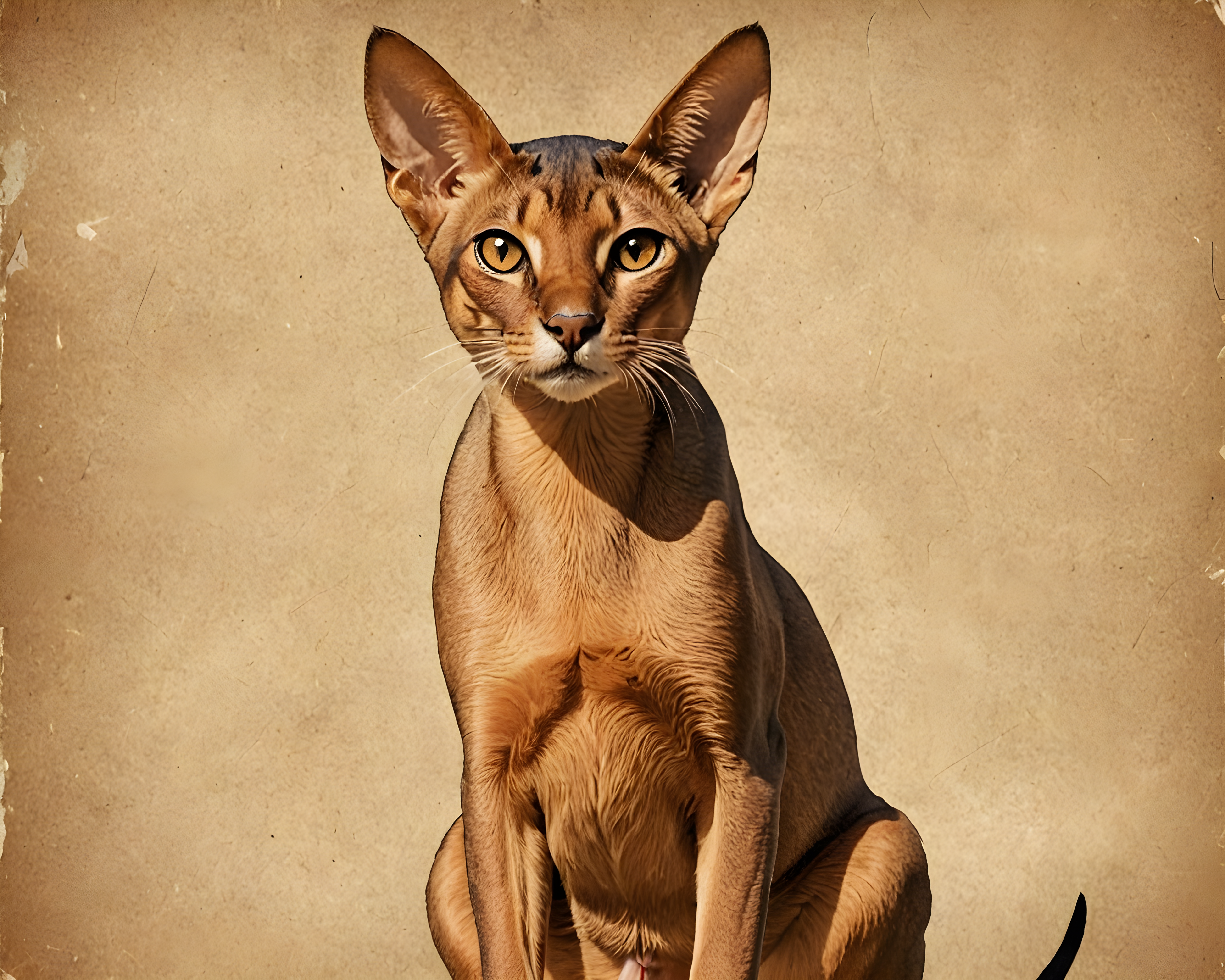 Abyssinian — Vintage Poster (Funny)