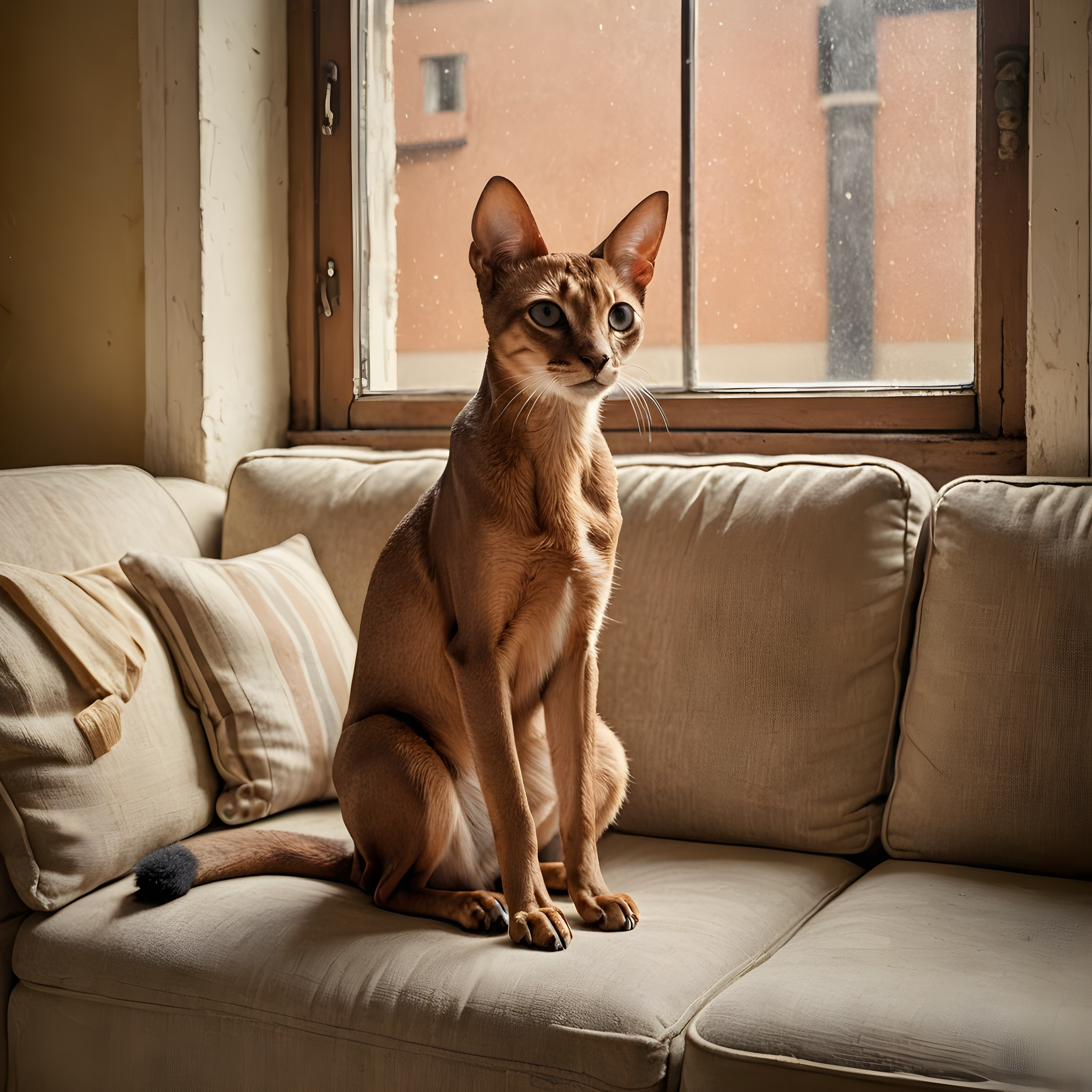 Abyssinian — Vintage Poster (Lifestyle)