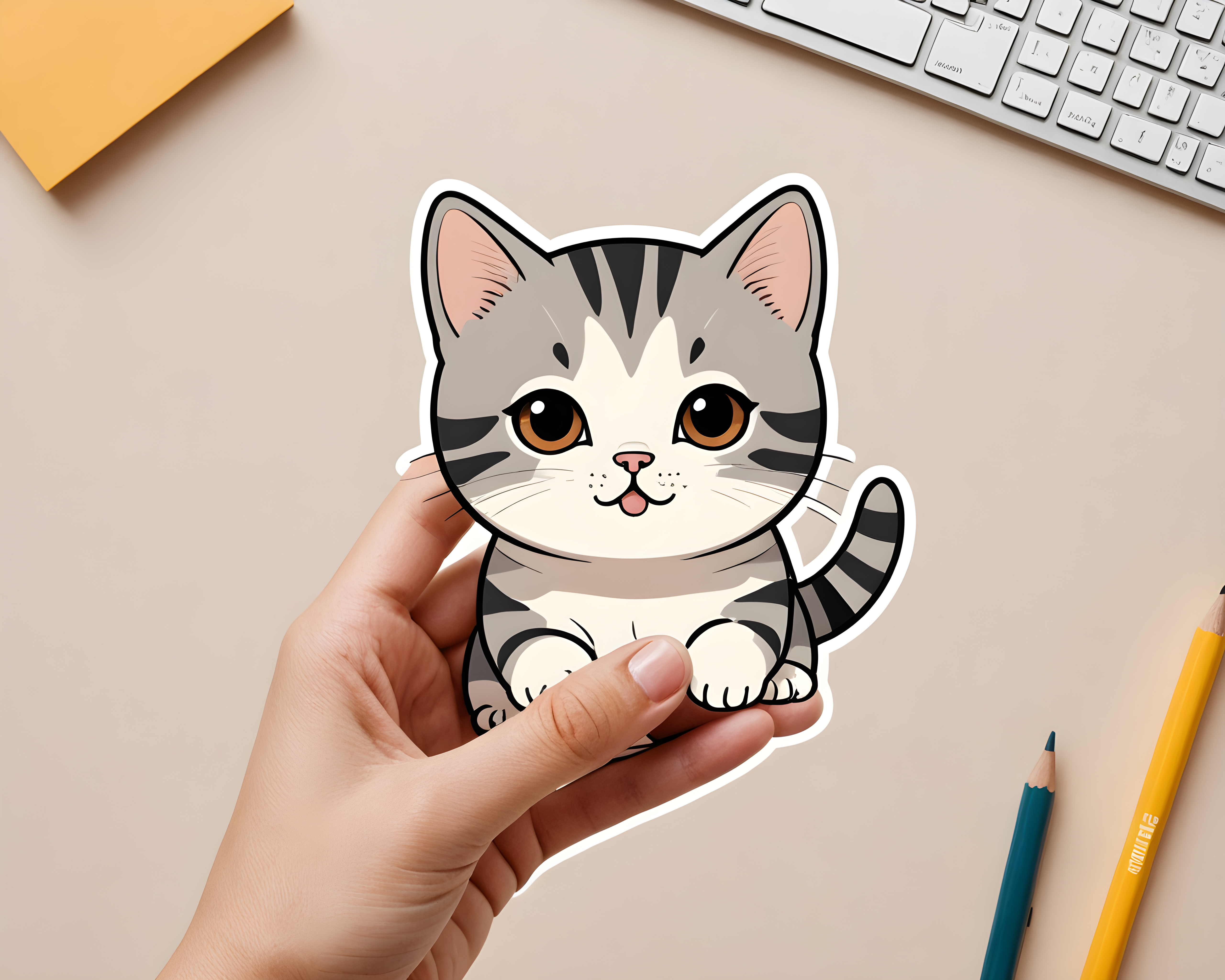American Shorthair — Cartoon / Kawaii (Aesthetic)