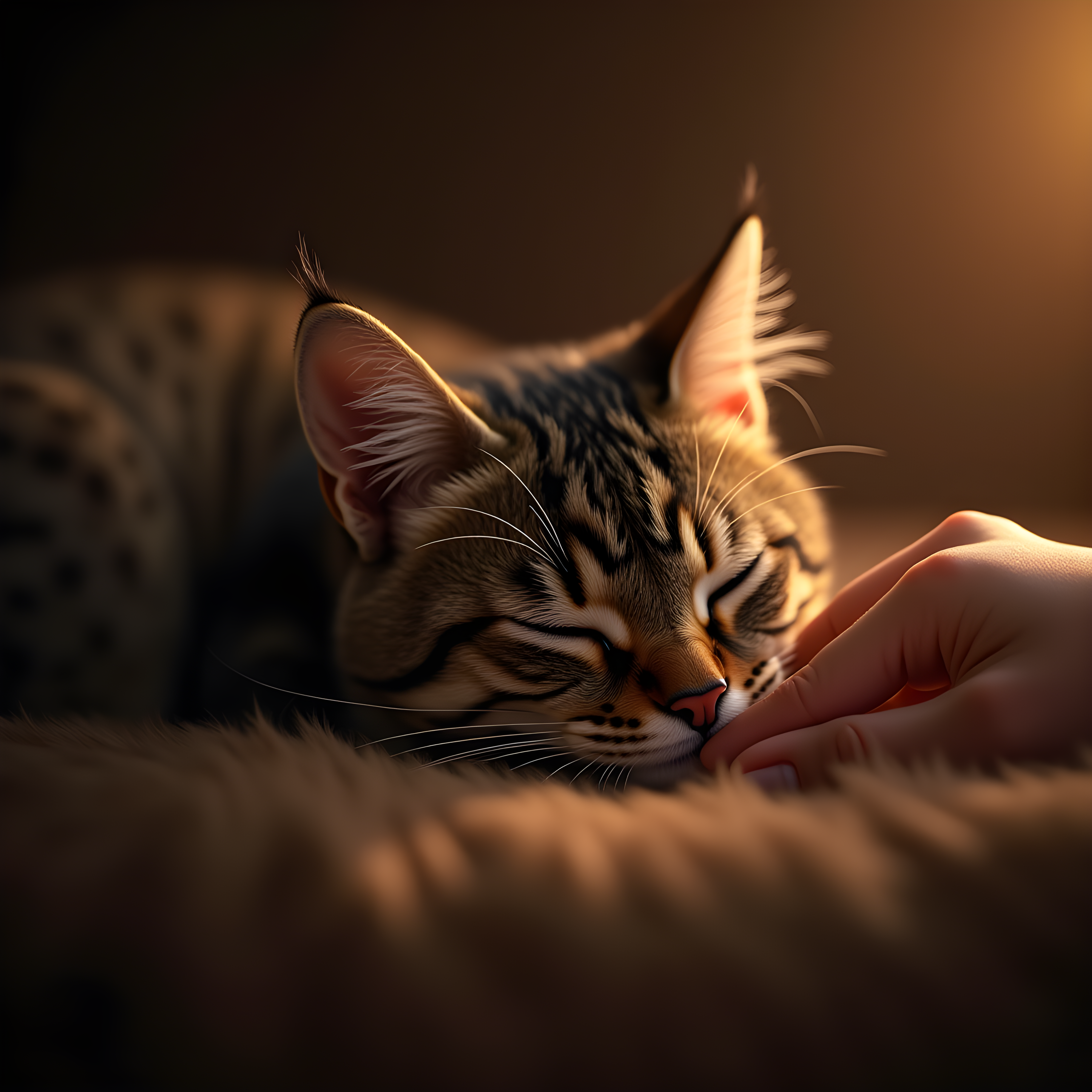 American Shorthair — Hyper-Realistic (Sleepy)
