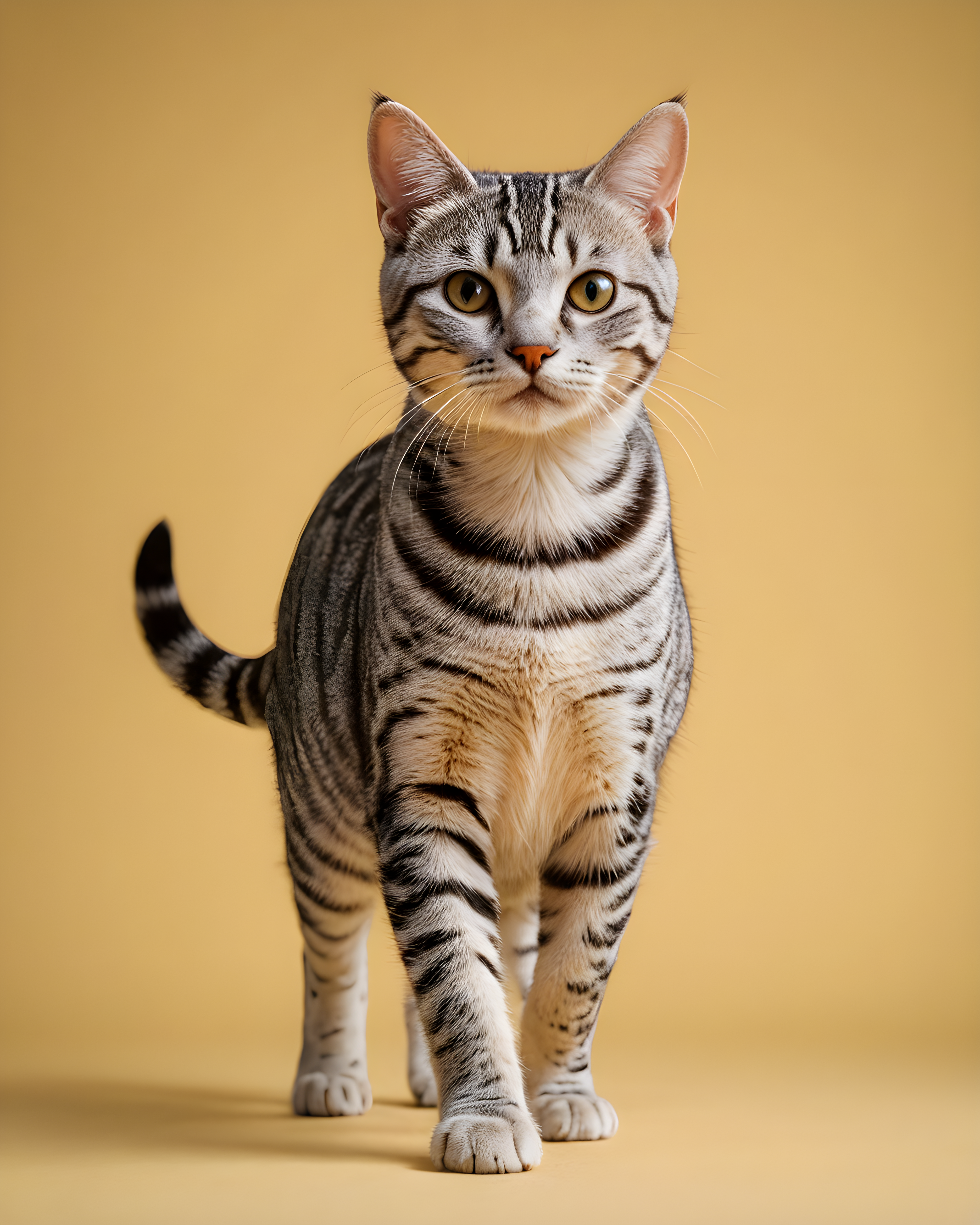 American Shorthair — Modern Aesthetic (Energetic)