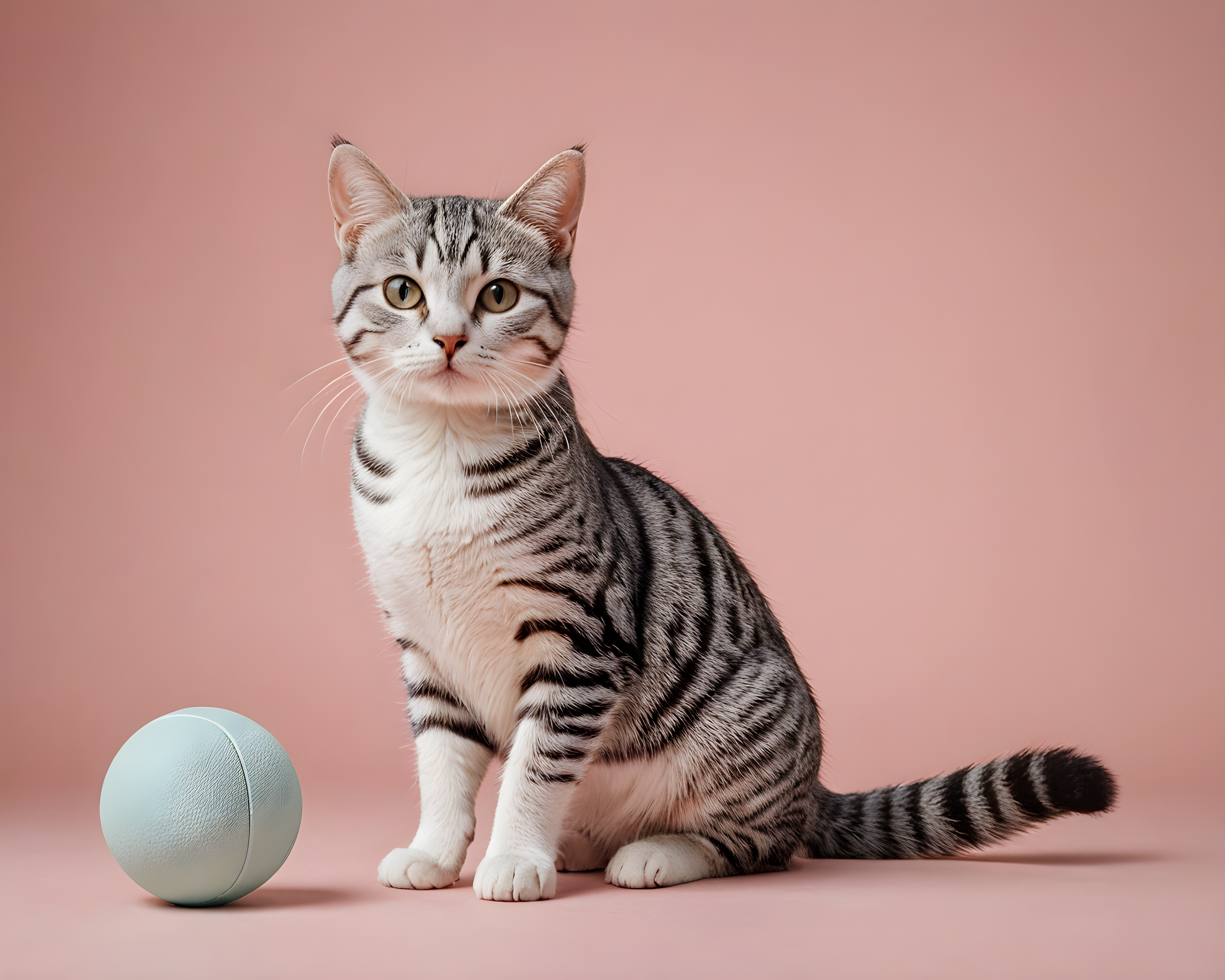 American Shorthair — Modern Aesthetic (Playful)