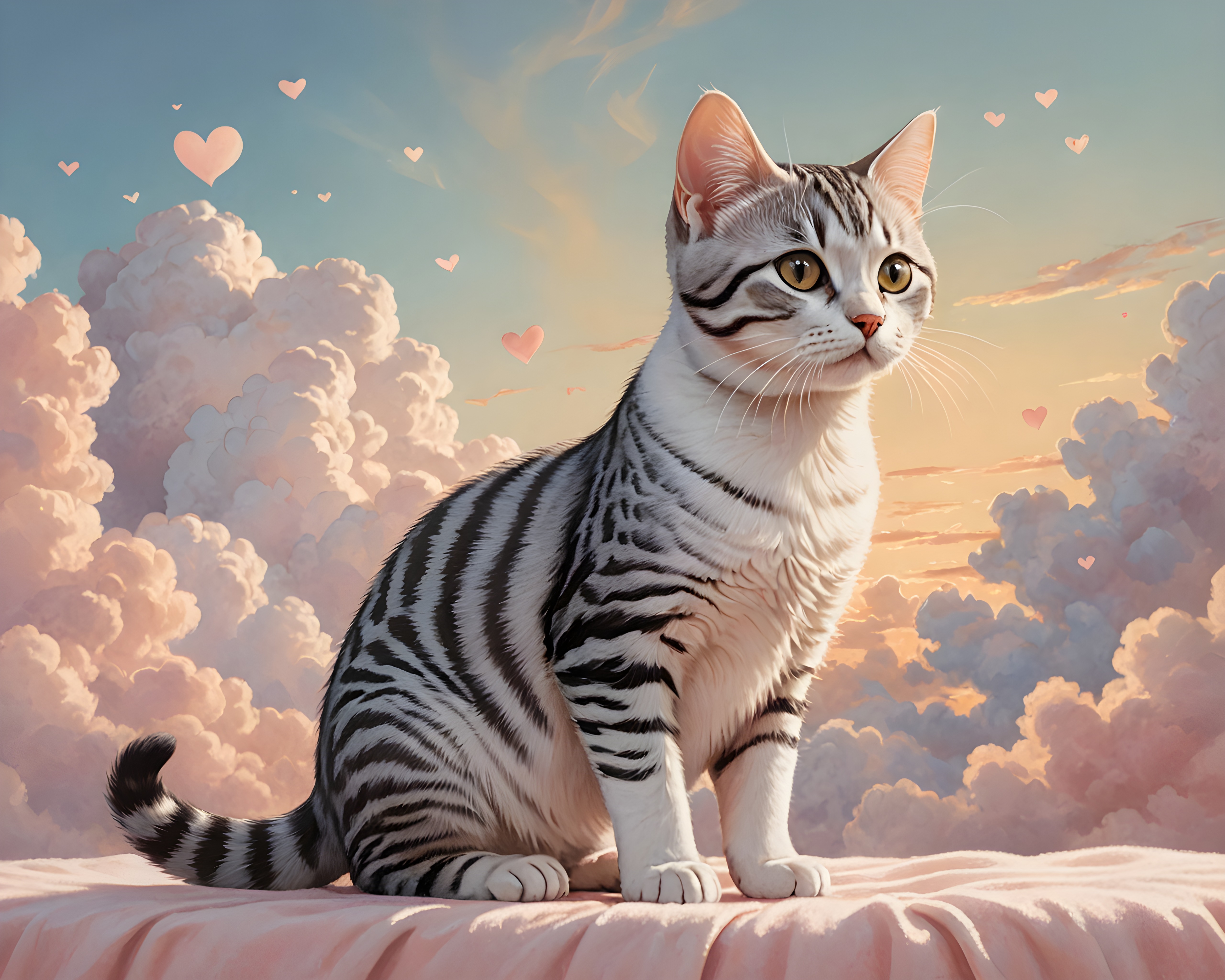 American Shorthair — Nursery (Romantic)