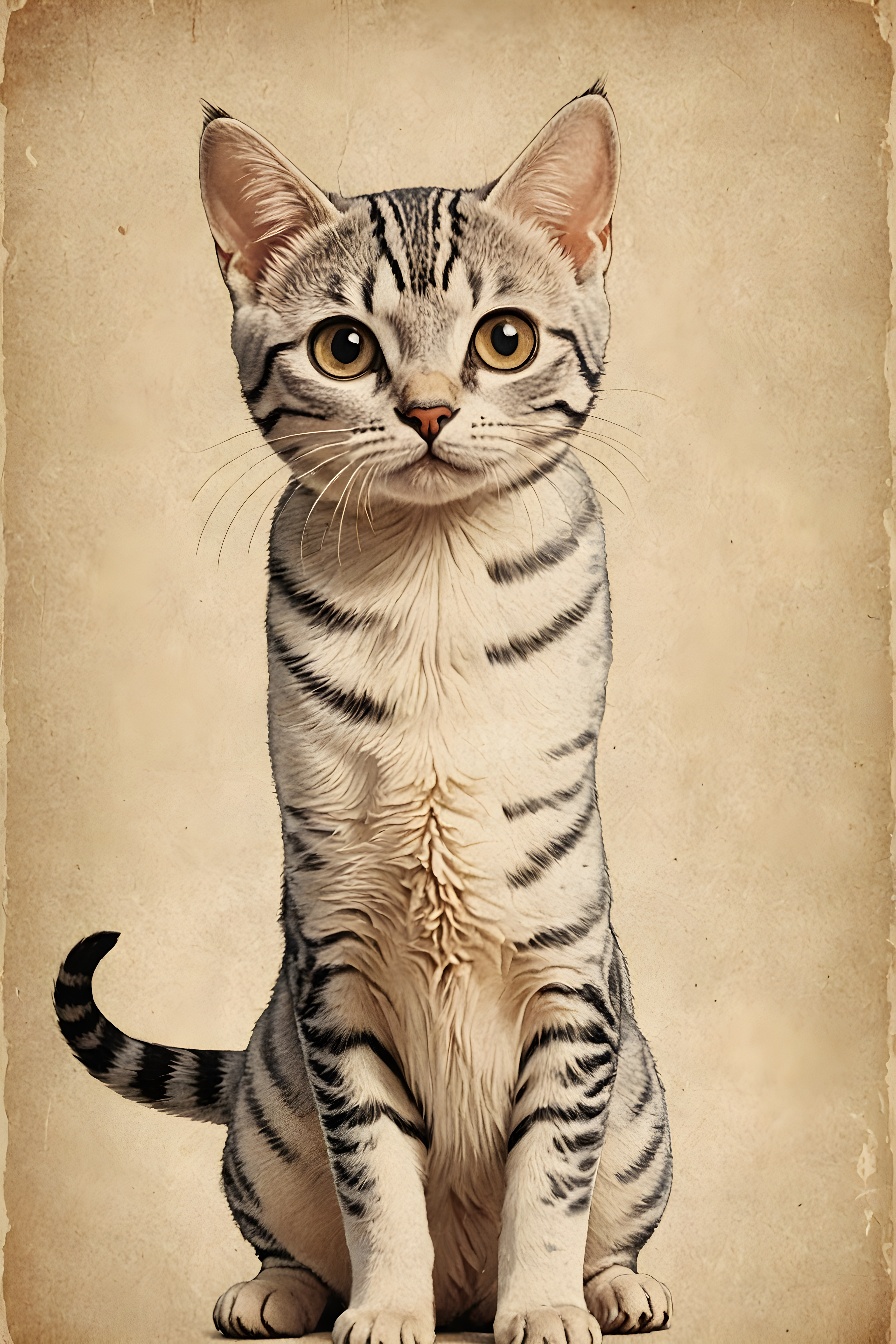American Shorthair — Vintage Poster (Cute)