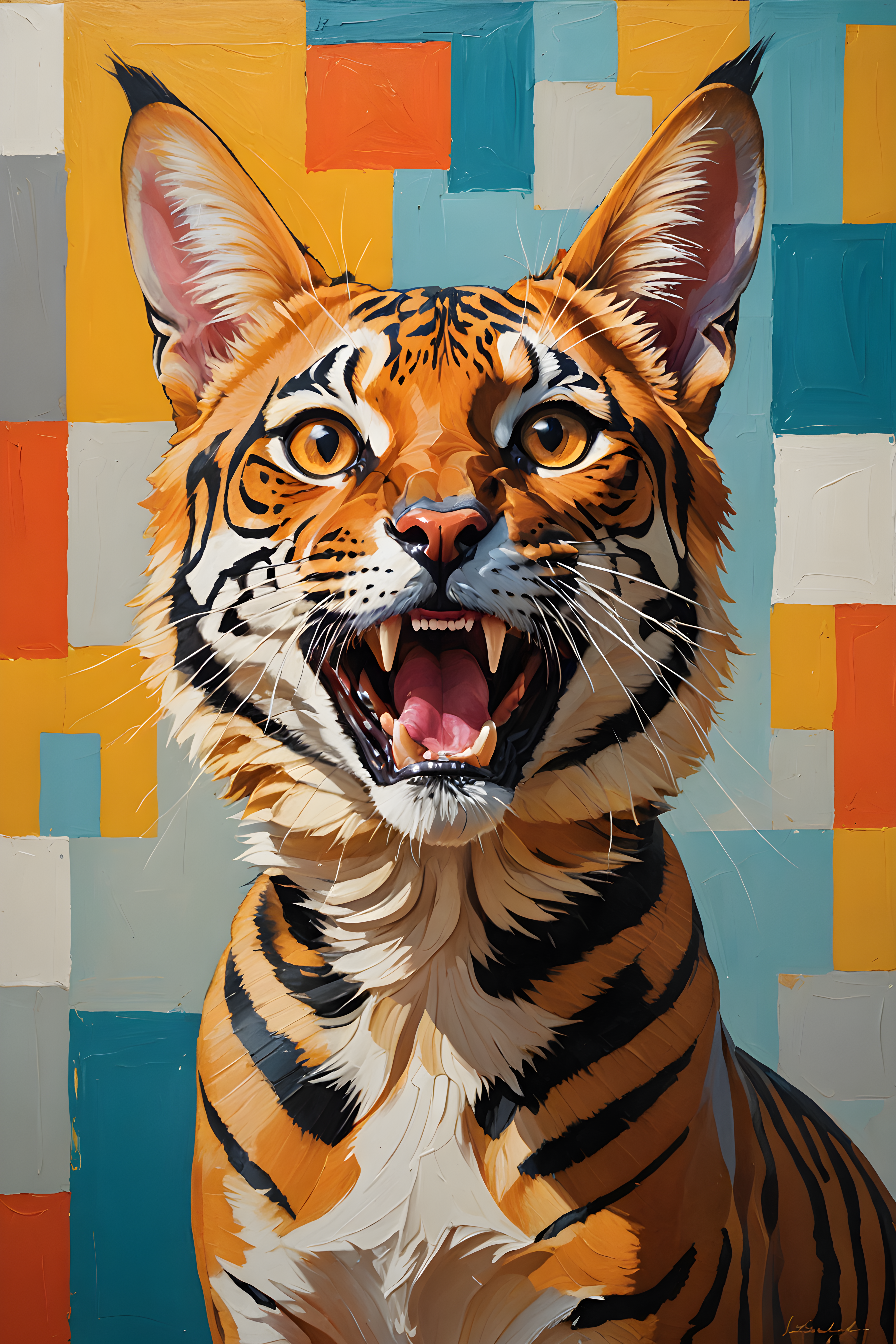 Bengal — Abstract (Happy)