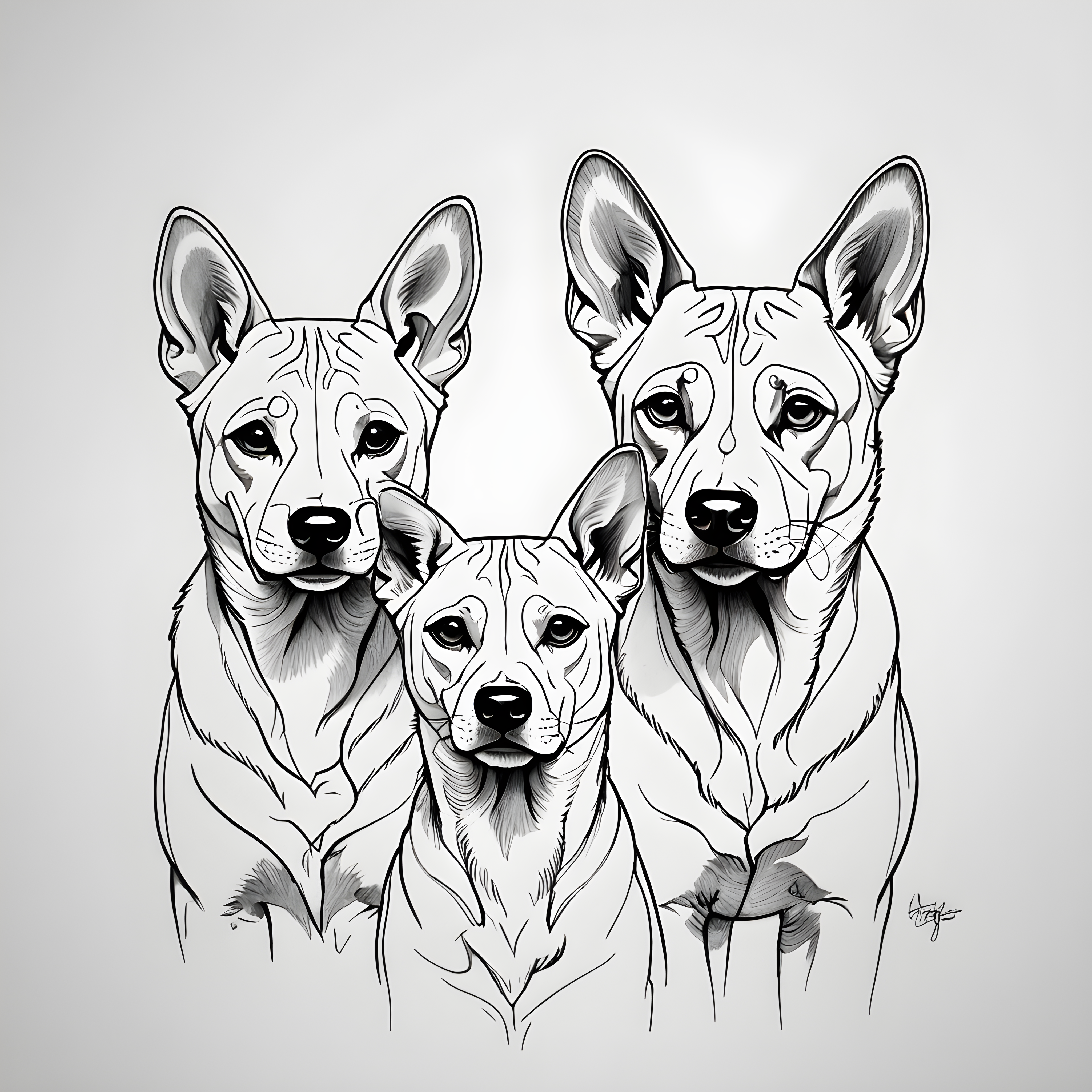 Bengal — Minimalist Line Art (Emotional)