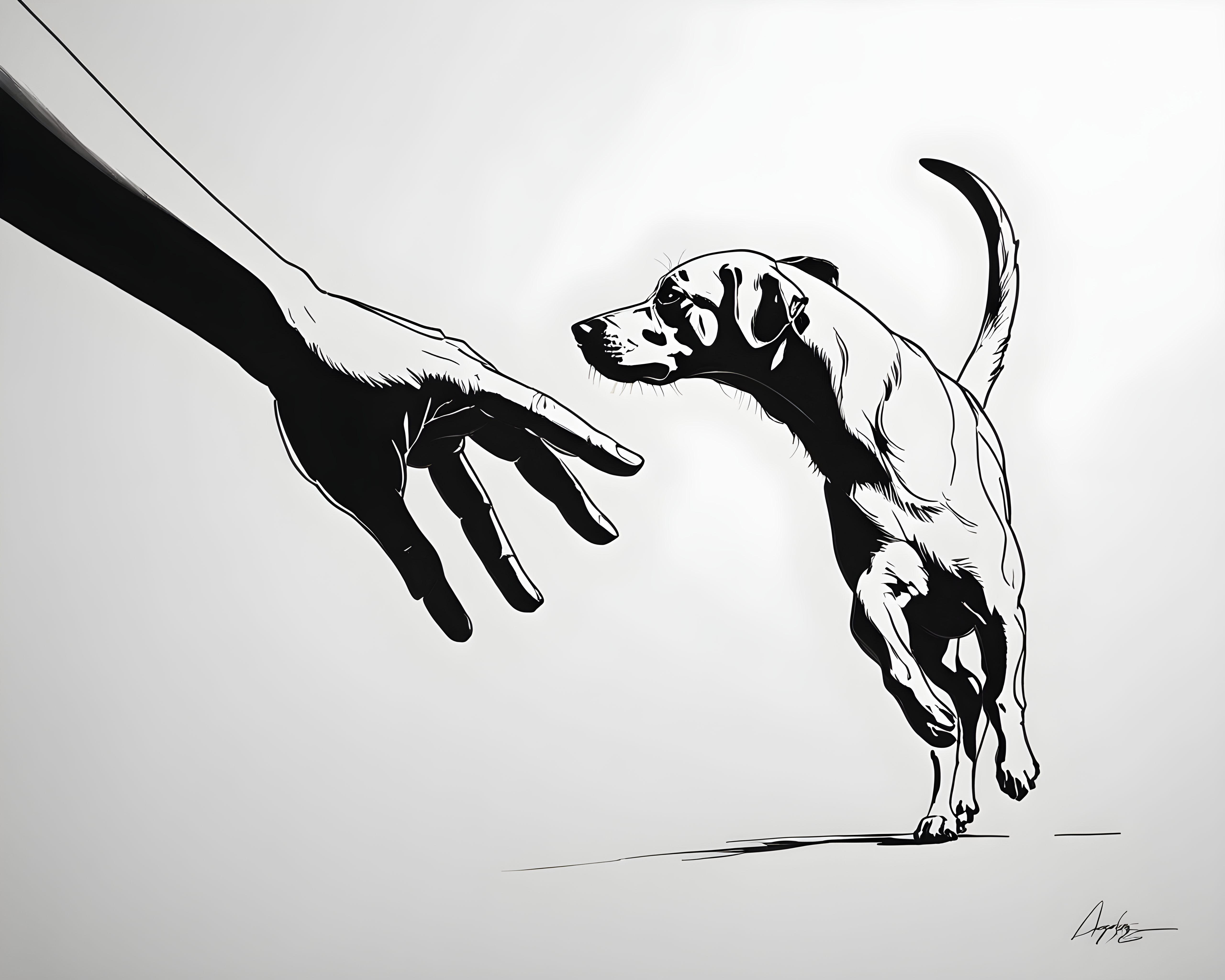Bengal — Minimalist Line Art (Energetic)