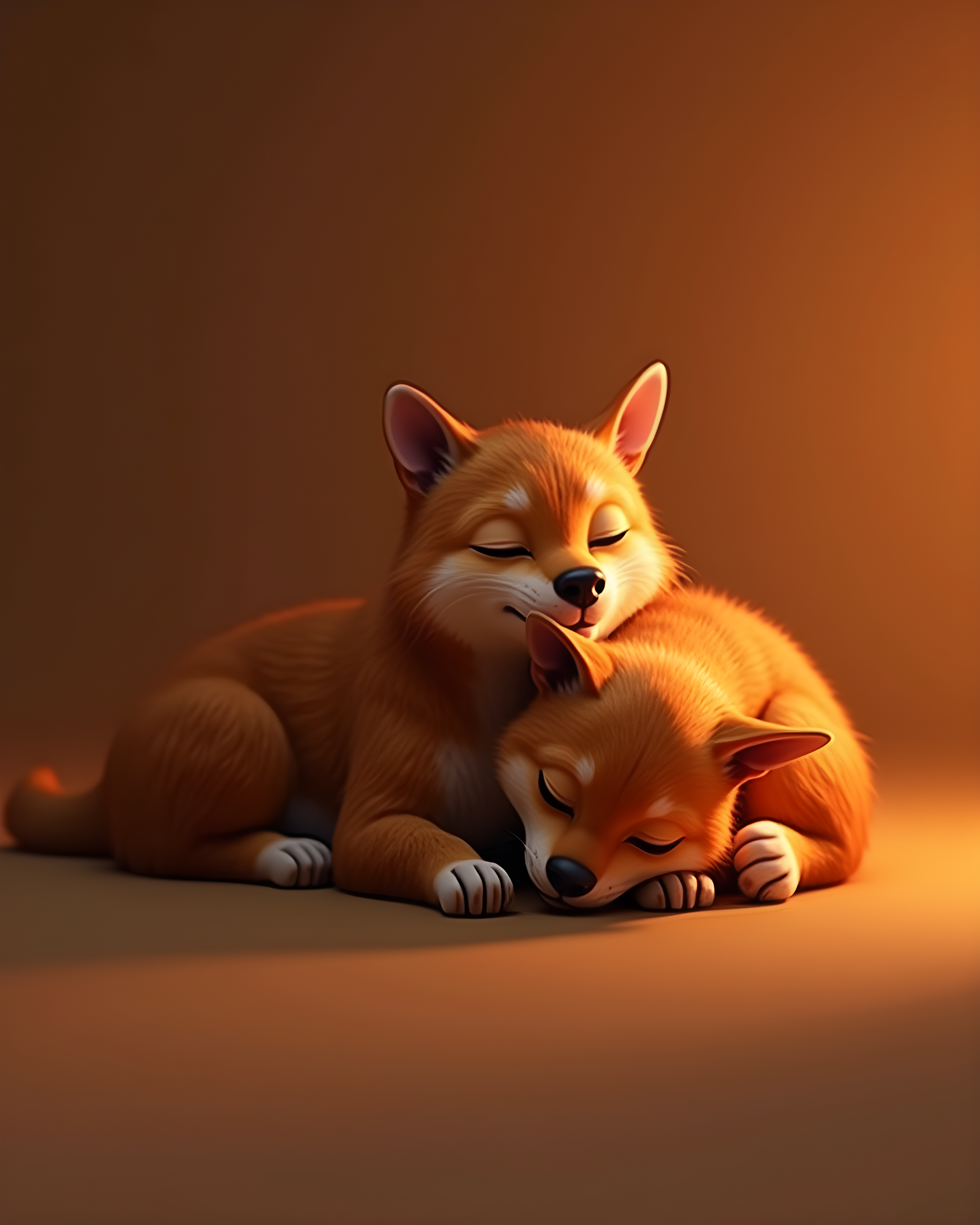 Bengal — 3D Render (Sleepy)