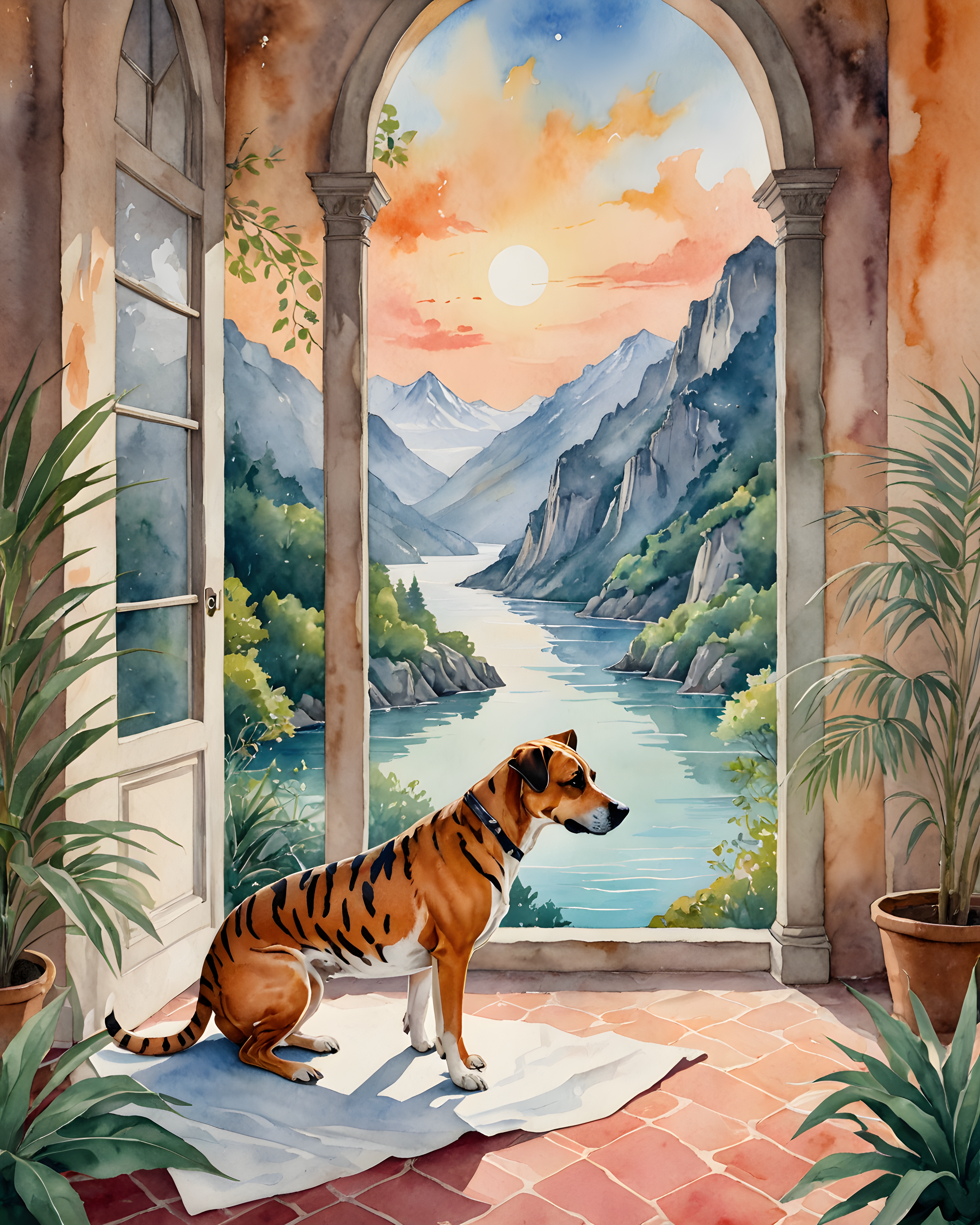 Bengal — Watercolor (Fantasy)