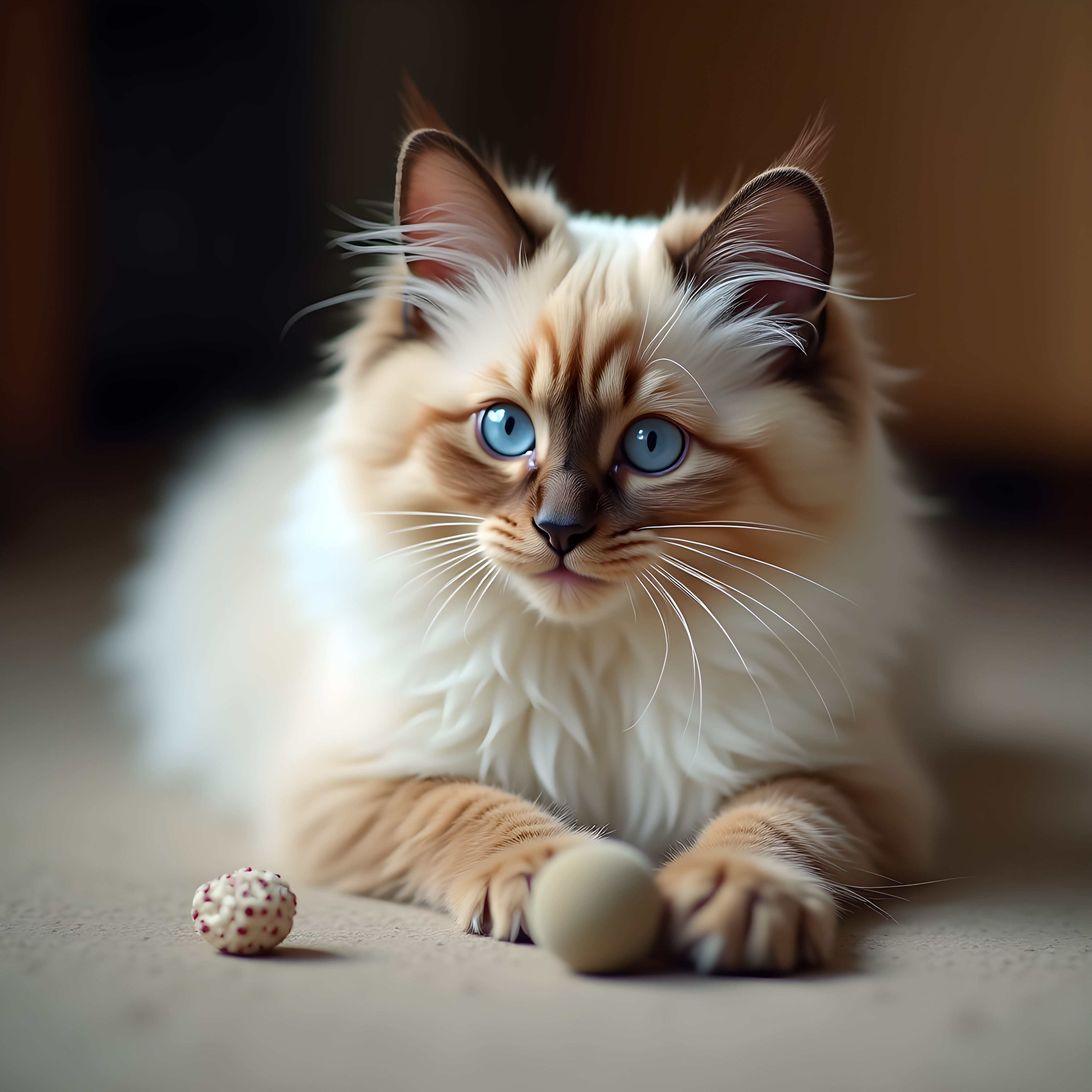 Birman — Hyper-Realistic (Playful)