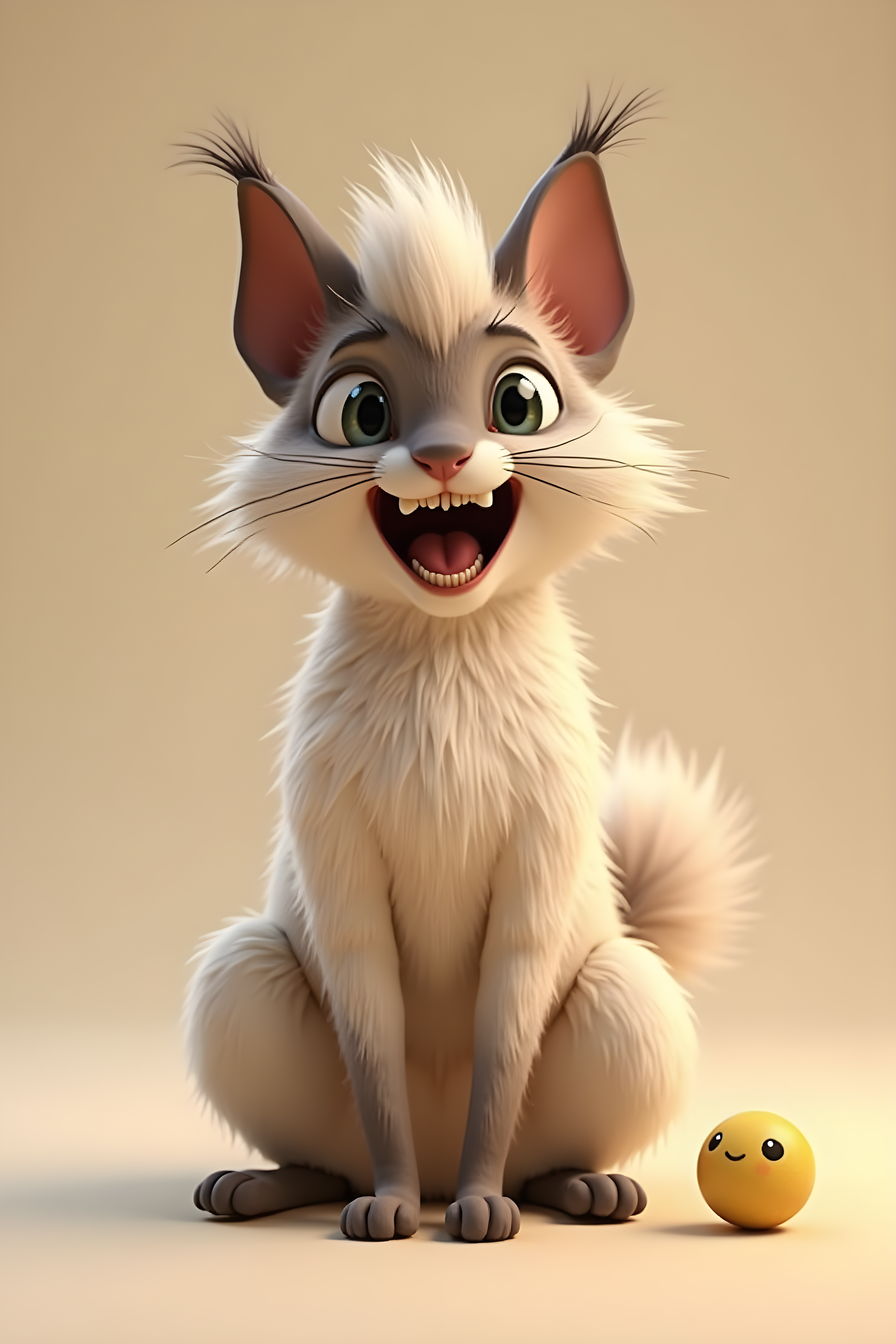 Birman — 3D Render (Playful)