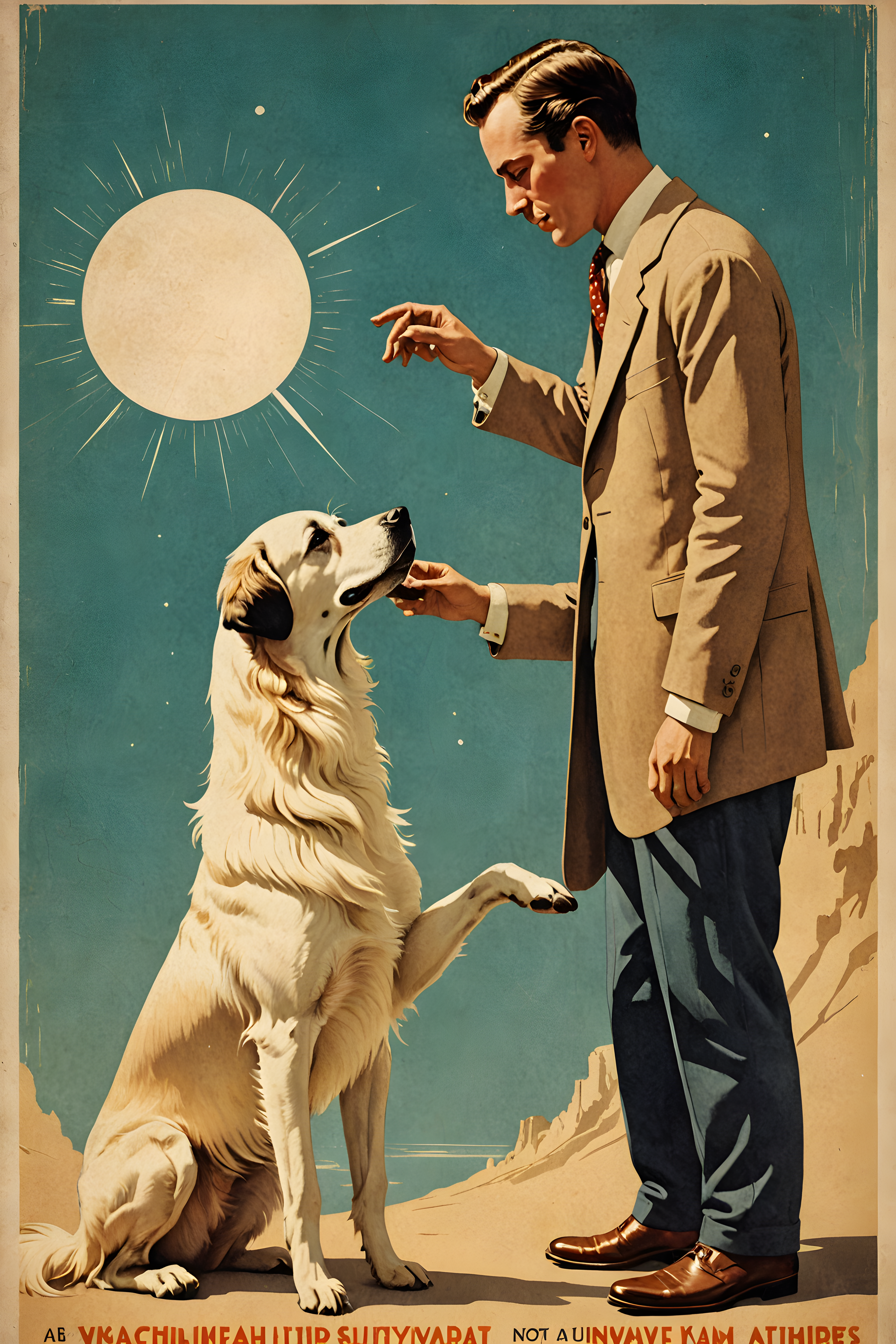 Birman — Vintage Poster (Fantasy)