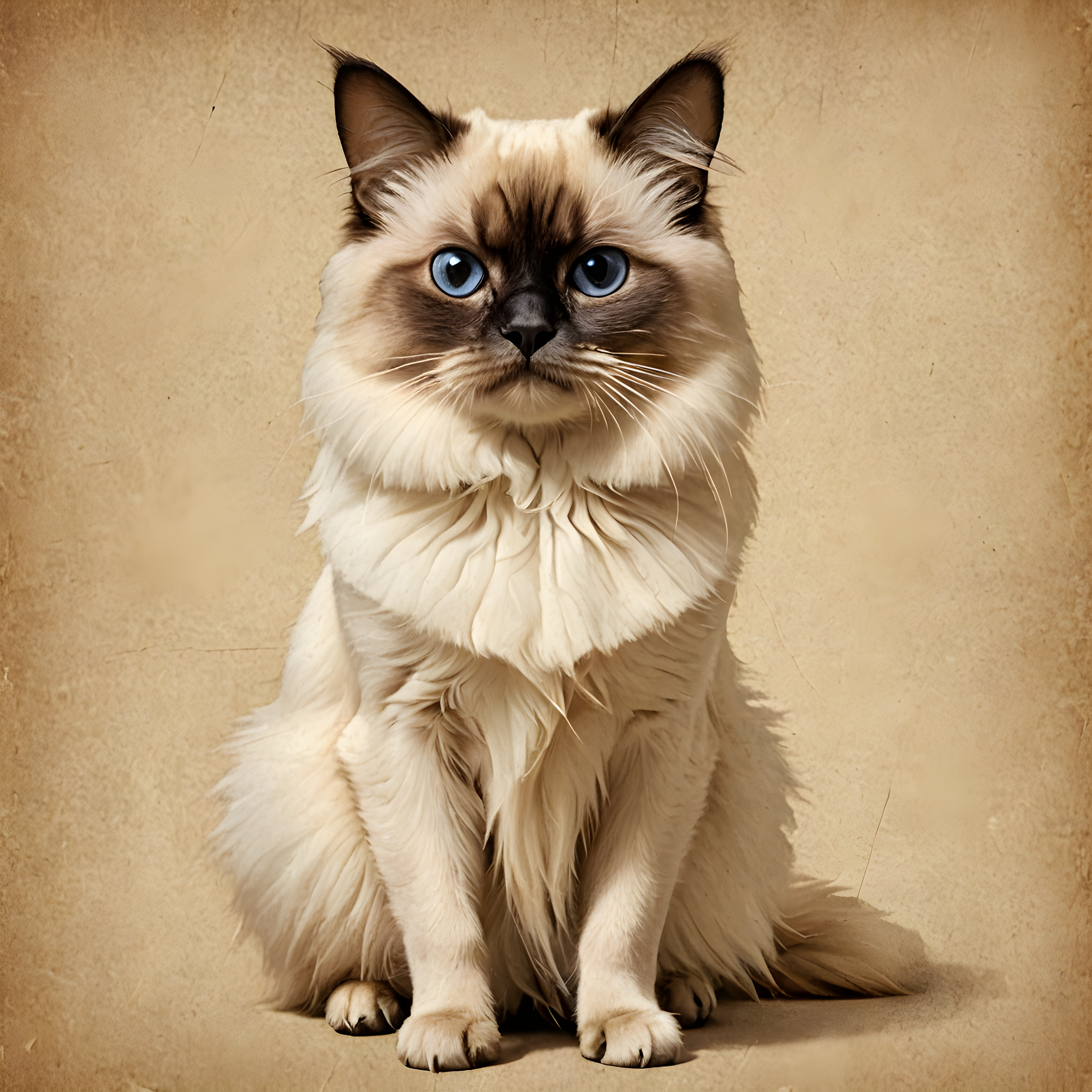 Birman — Vintage Poster (Funny)