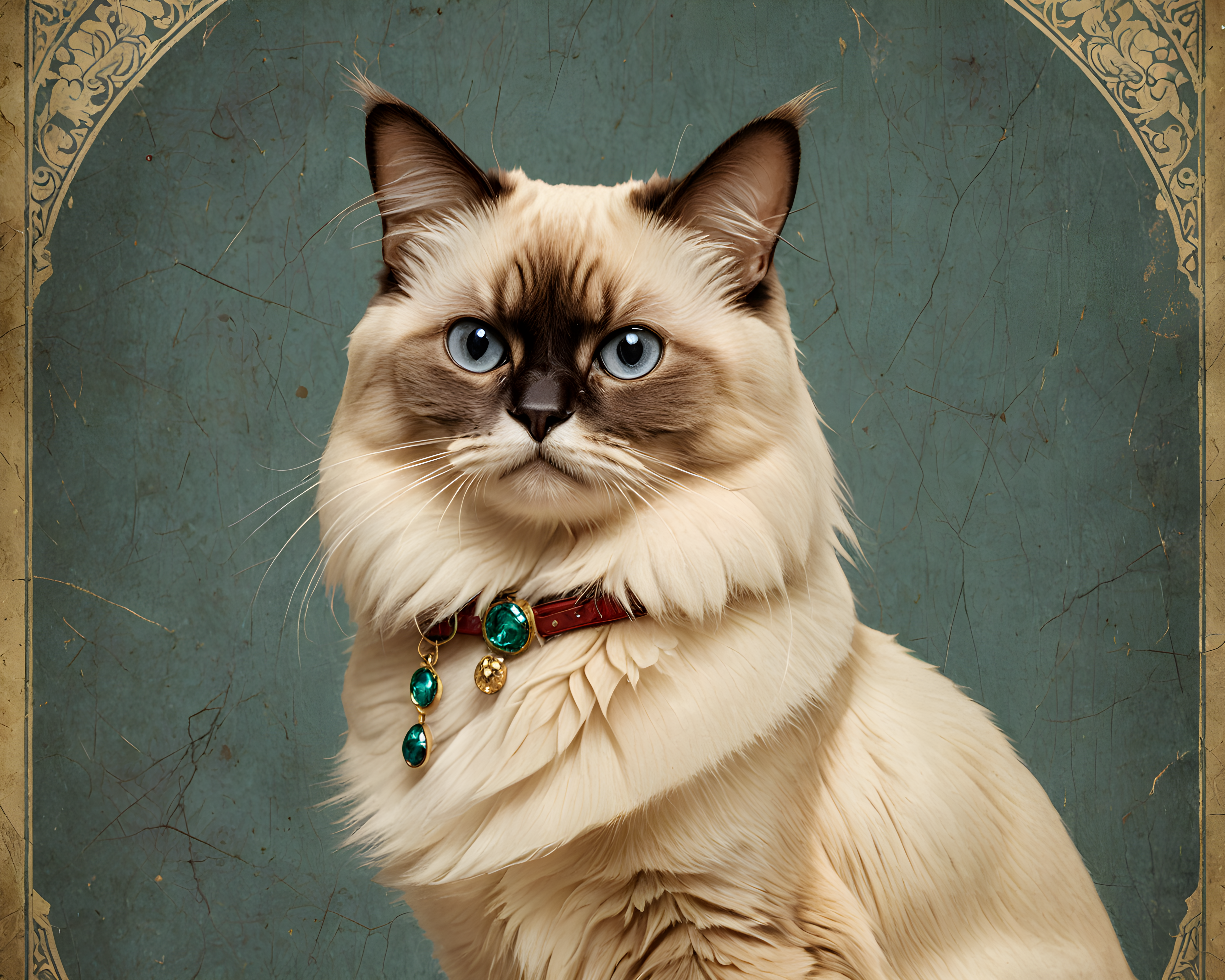 Birman — Vintage Poster (Luxury)