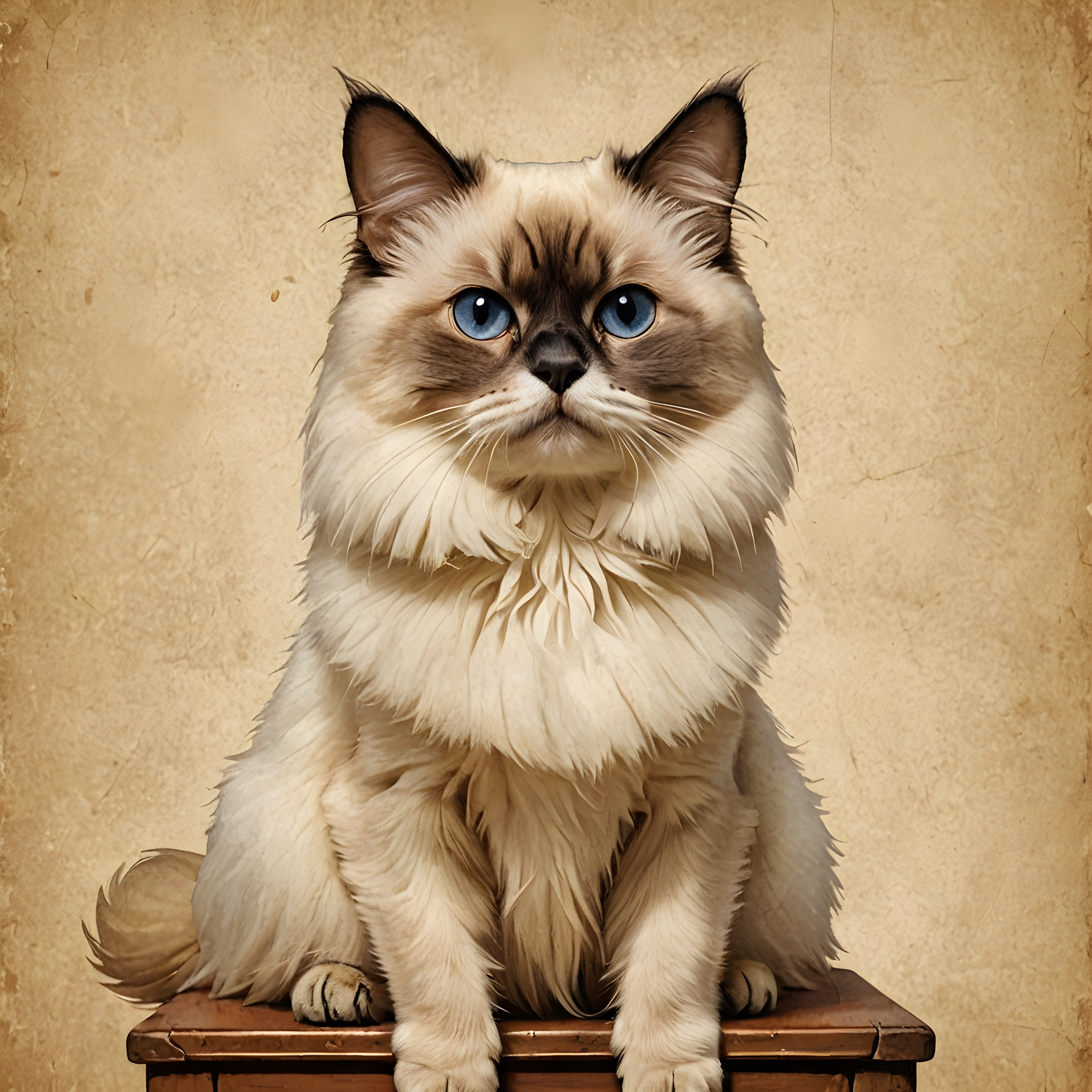 Birman — Vintage Poster (Savage)