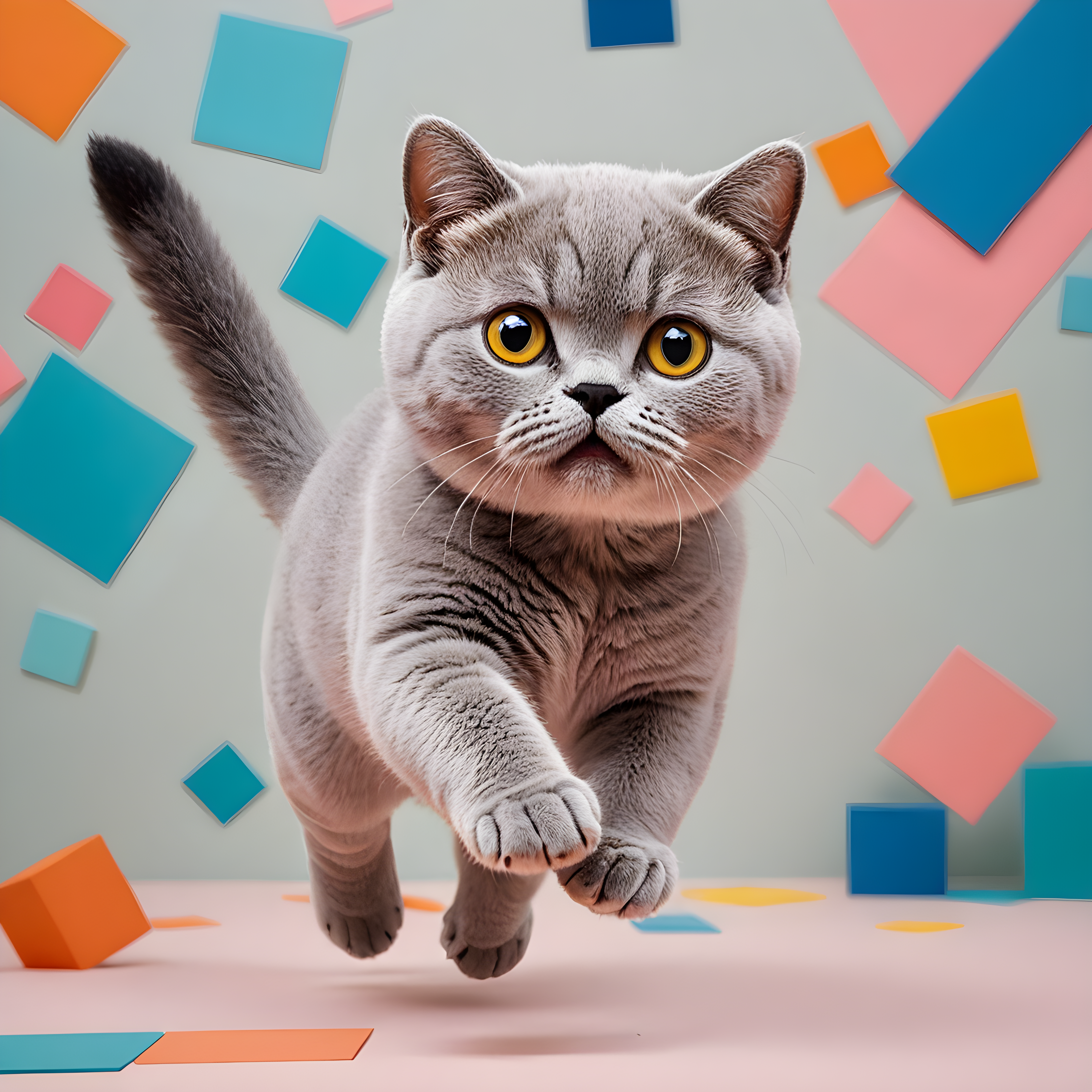 British Shorthair — Abstract (Cute)