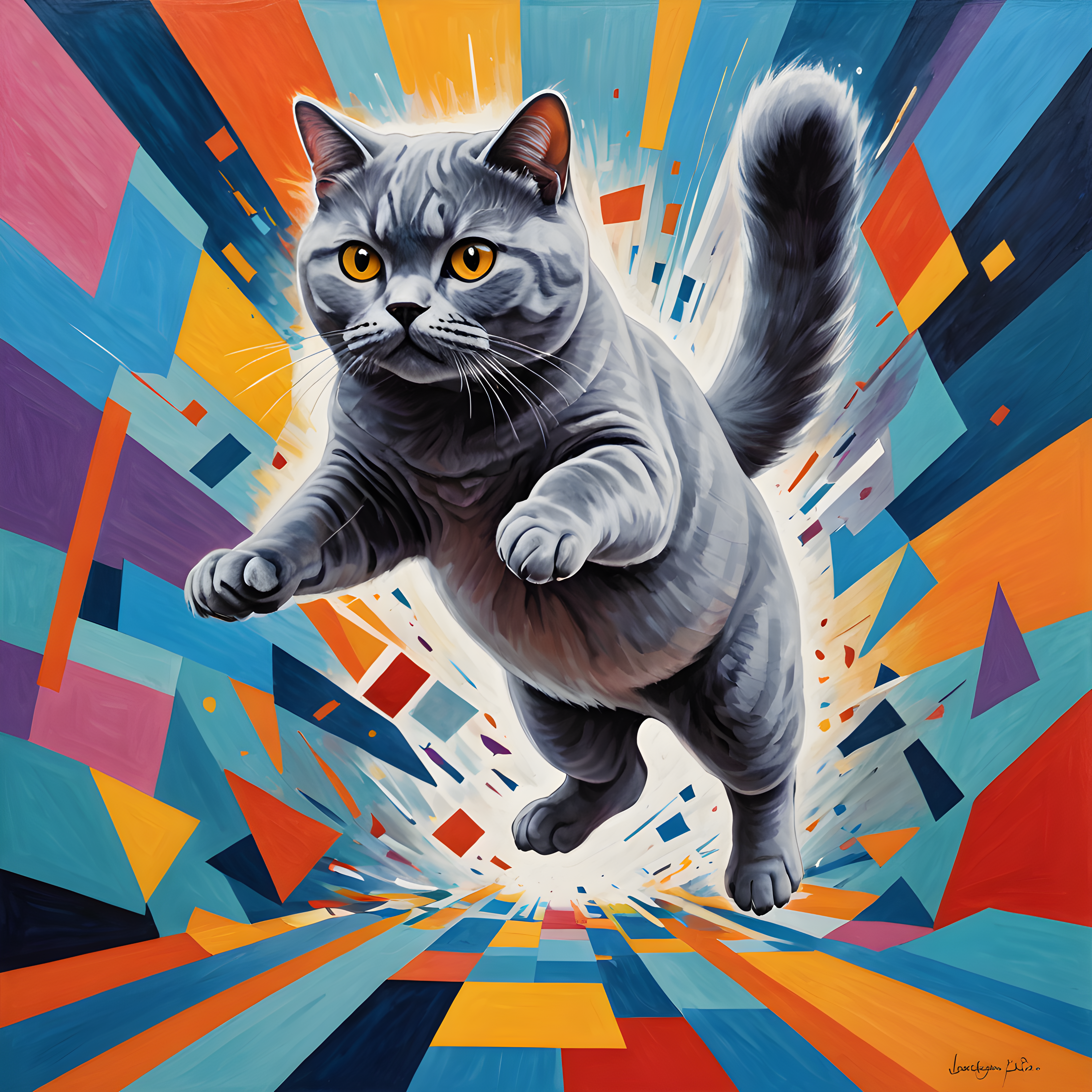 British Shorthair — Abstract (Fantasy)