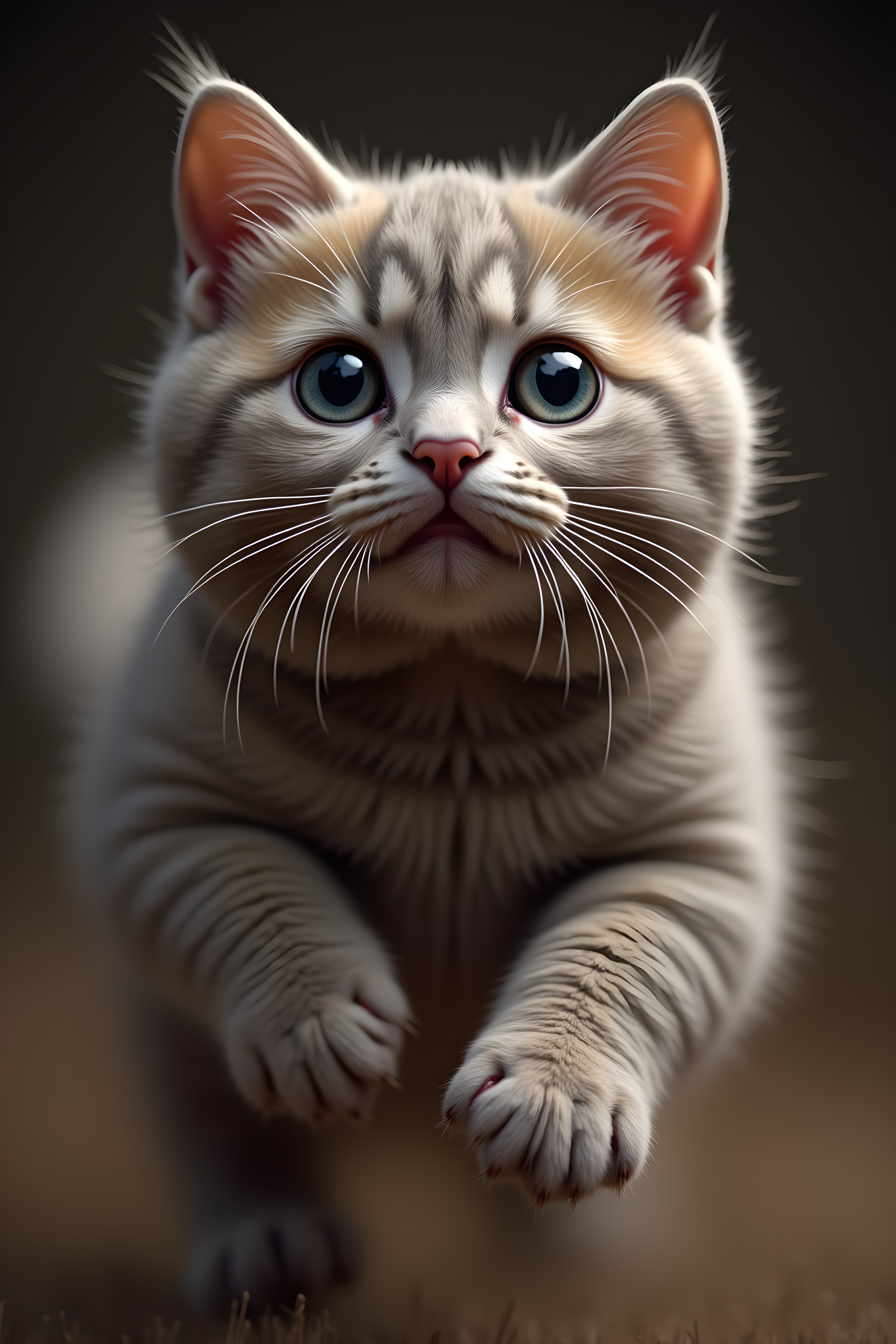 British Shorthair — Hyper-Realistic (Energetic)