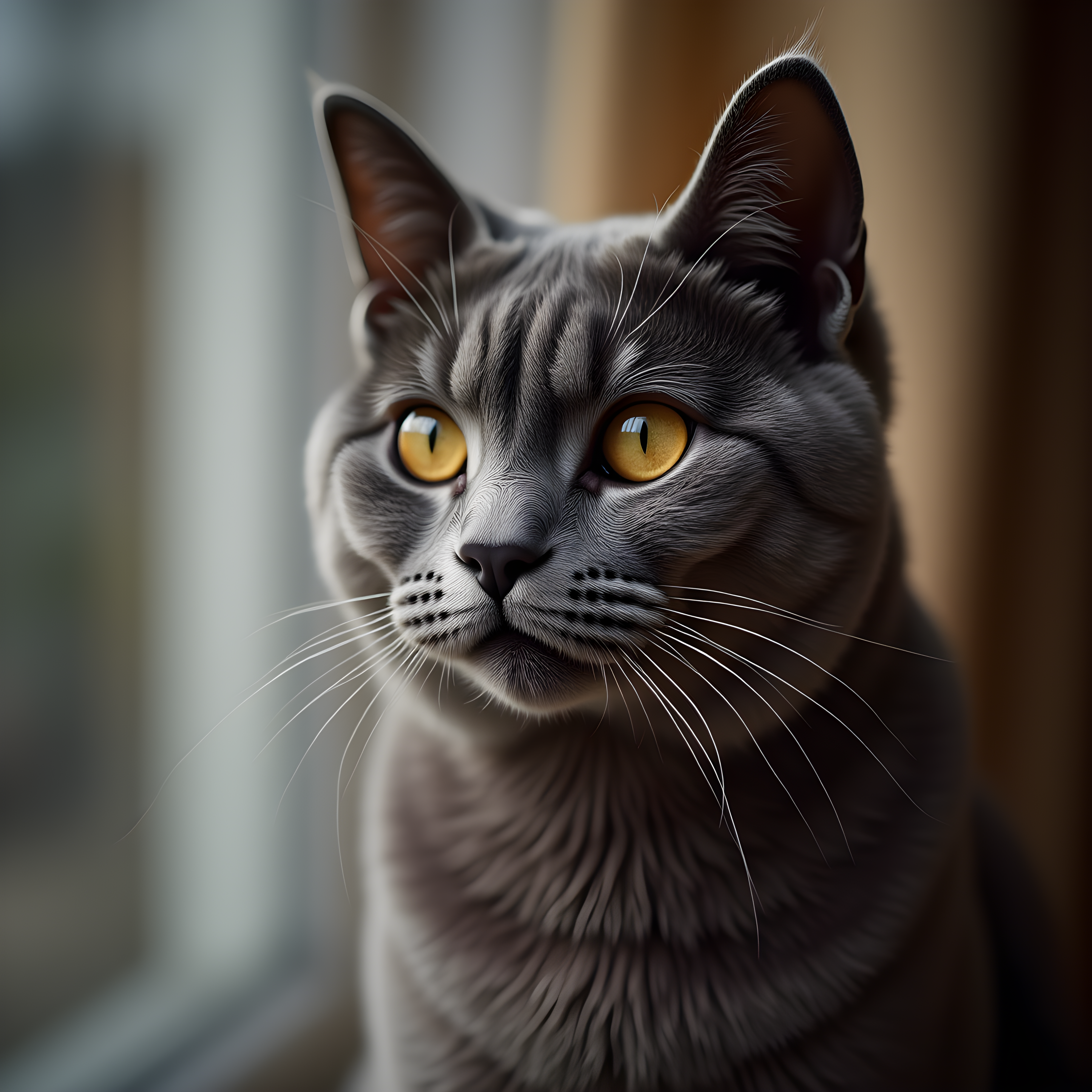 British Shorthair — Realistic (Emotional)