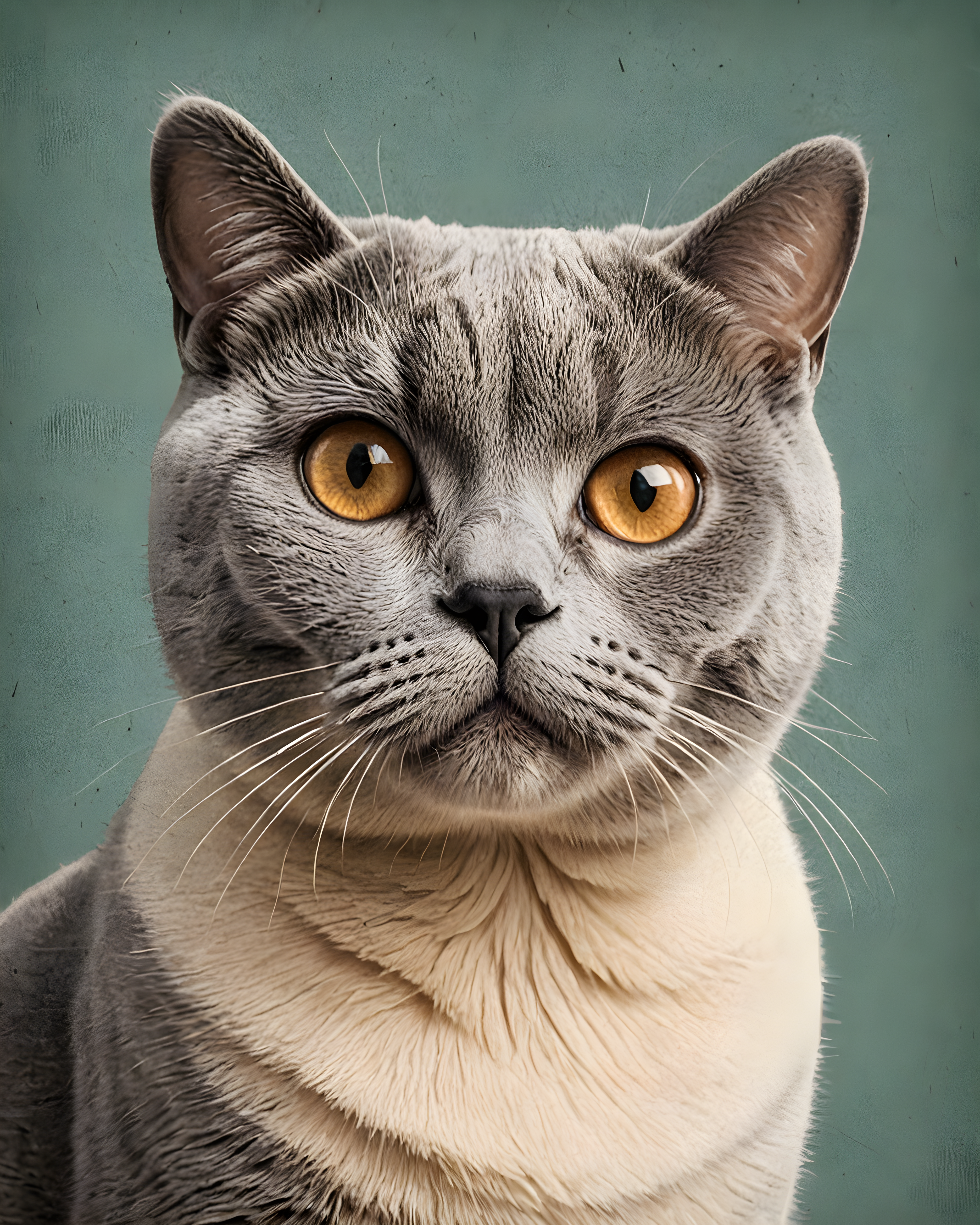 British Shorthair — Retro (Aesthetic)