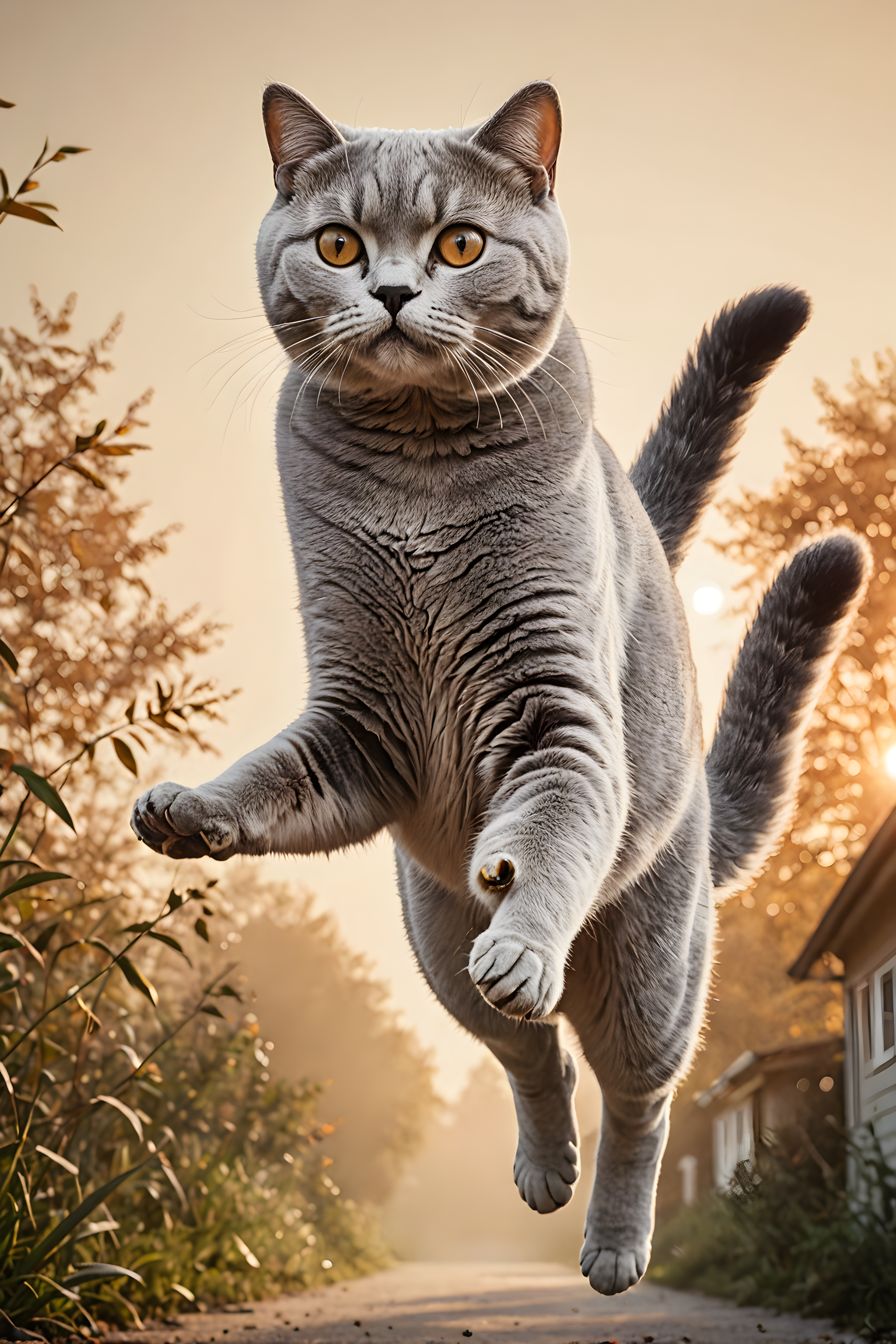 British Shorthair — Retro (Romantic)