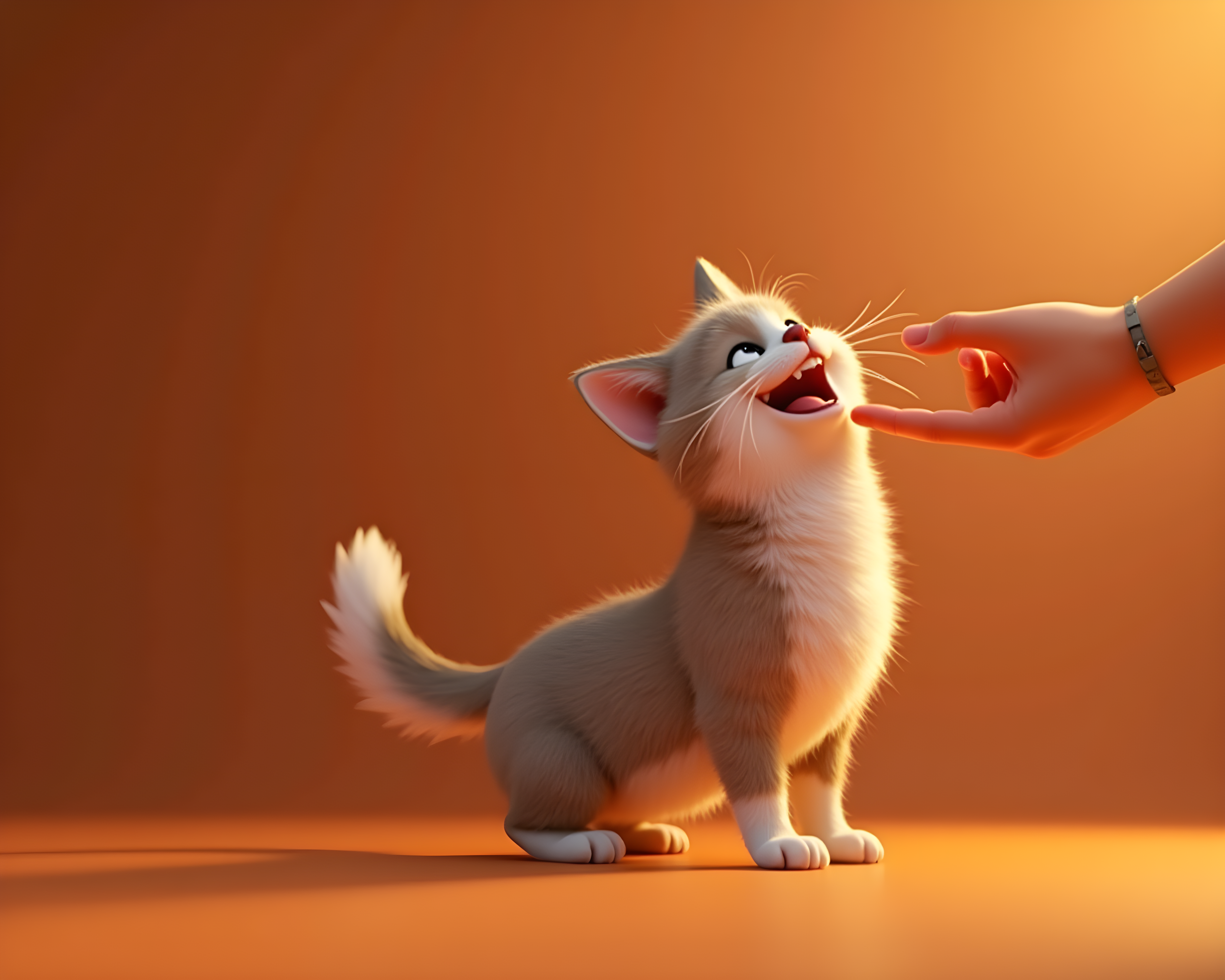 British Shorthair — 3D Render (Happy)