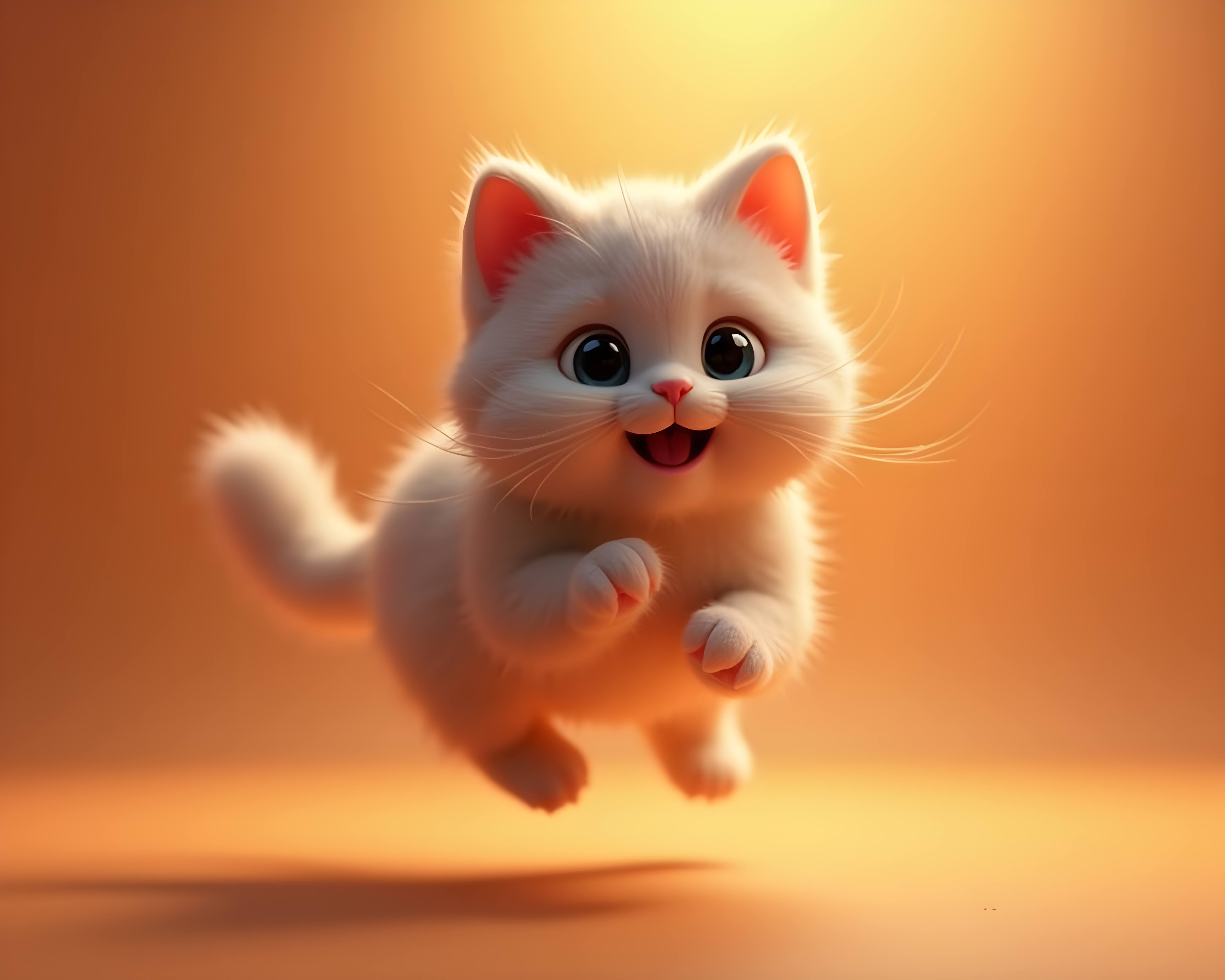 British Shorthair — 3D Render (Romantic)