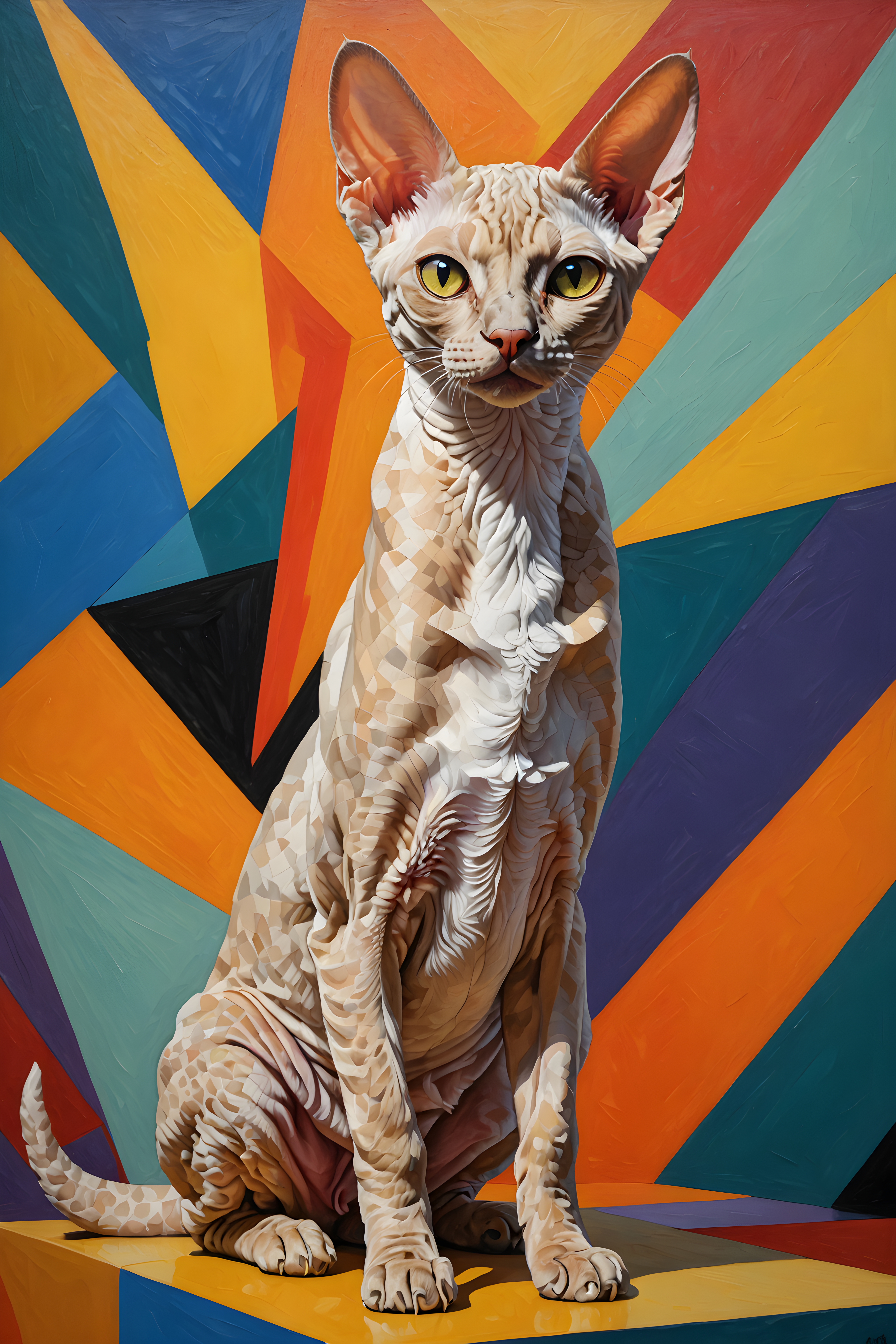 Devon Rex — Abstract (Motivational)