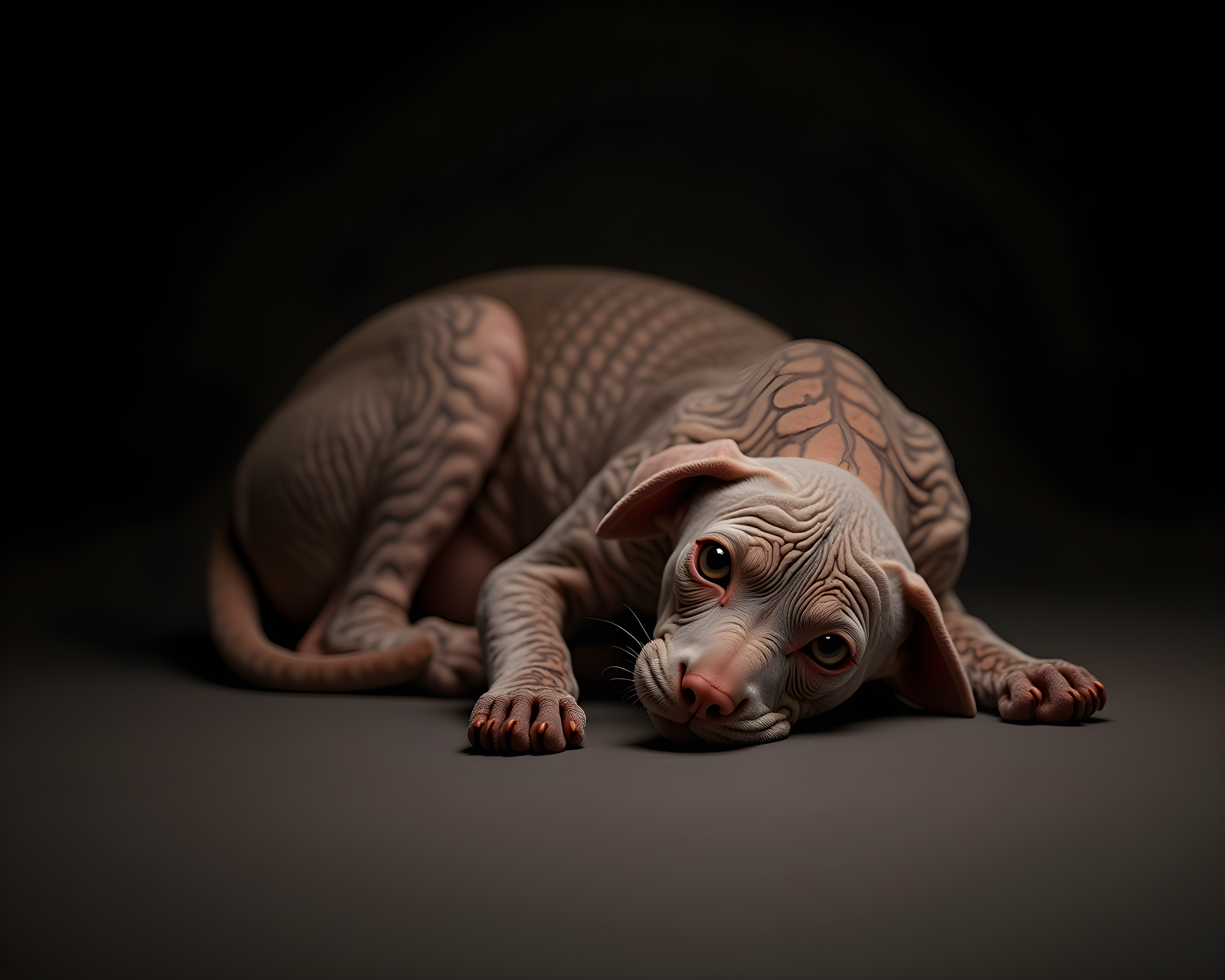 Devon Rex — Hyper-Realistic (Motivational)