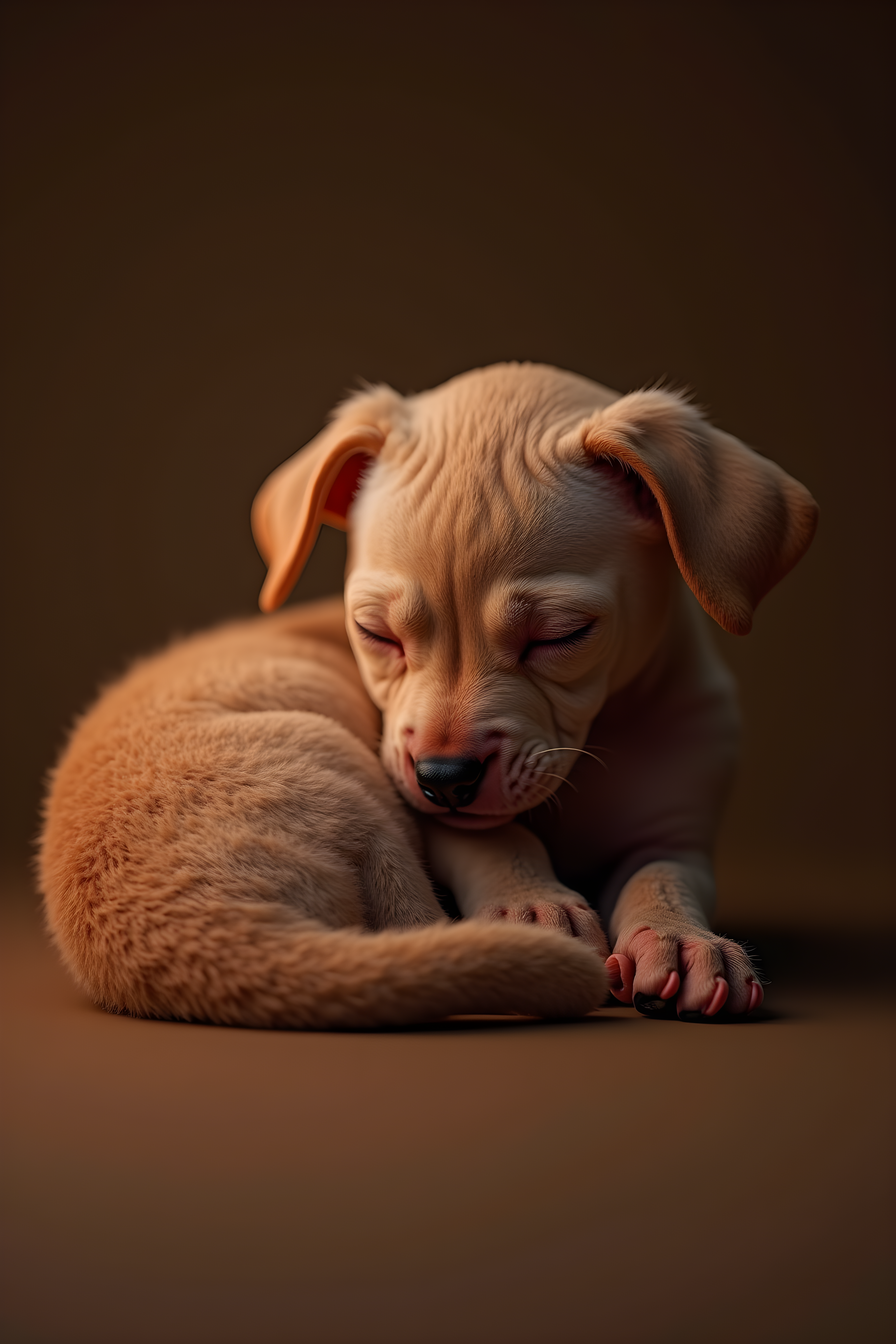 Devon Rex — Hyper-Realistic (Sleepy)