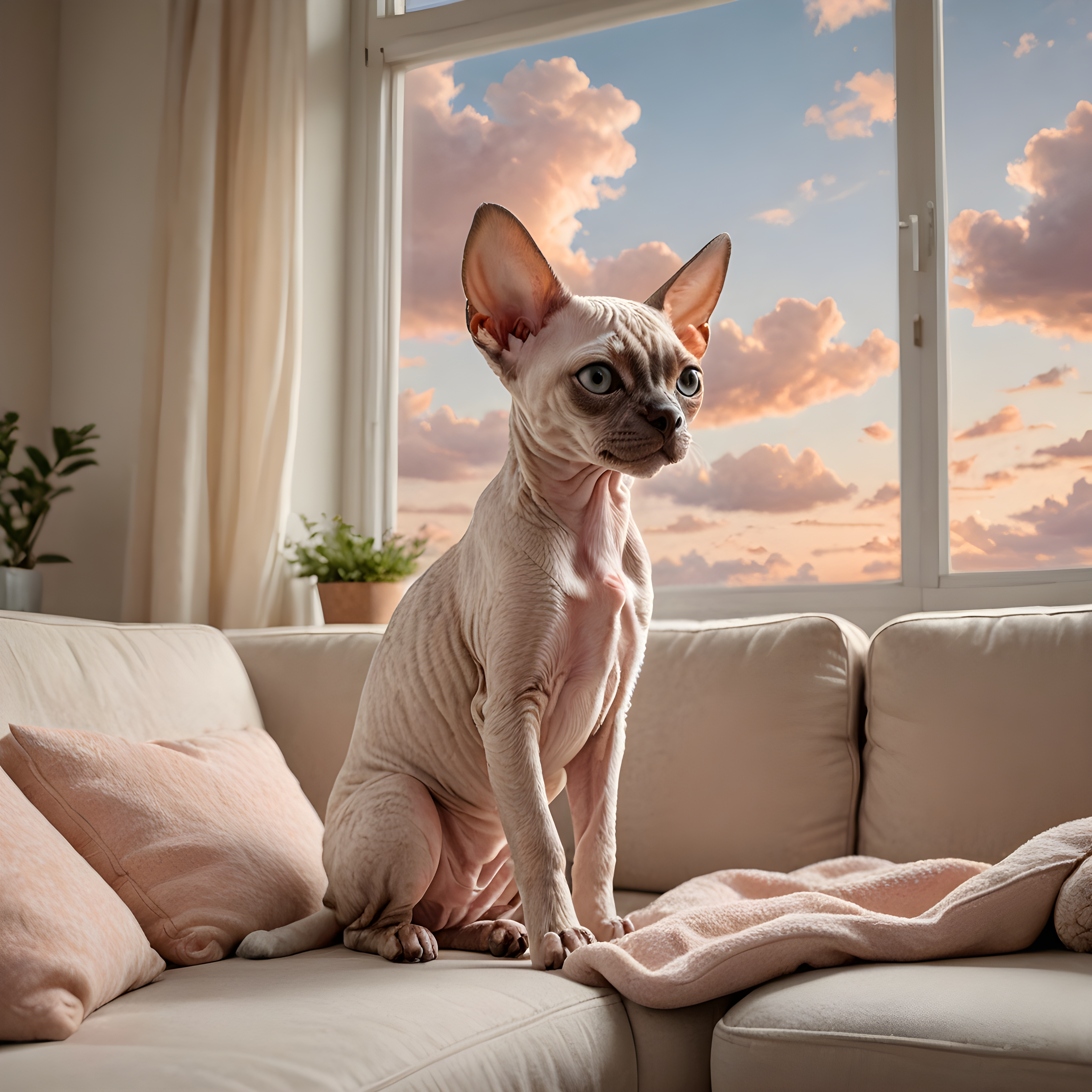 Devon Rex — Nursery (Lifestyle)