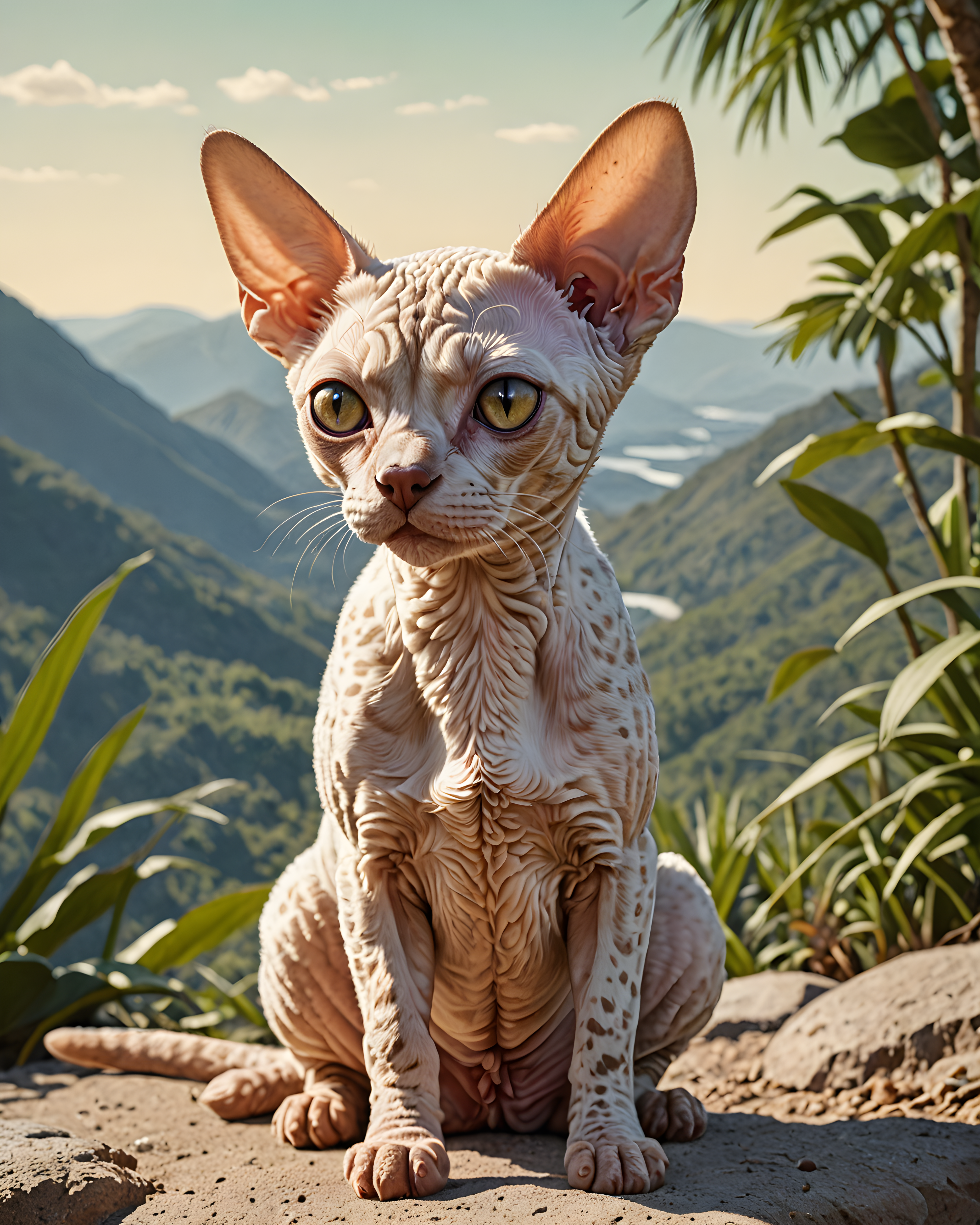 Devon Rex — Retro (Emotional)