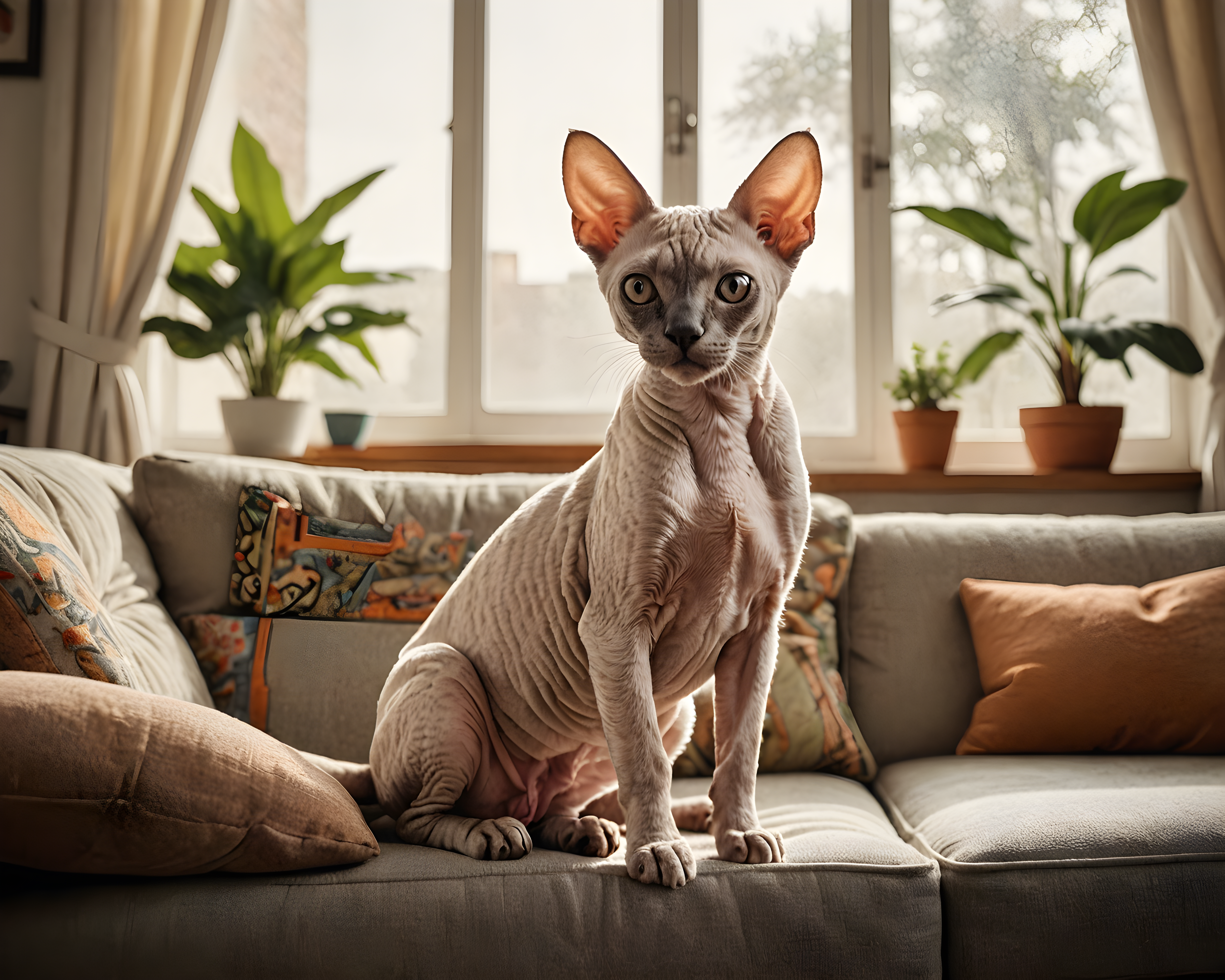 Devon Rex — Retro (Lifestyle)