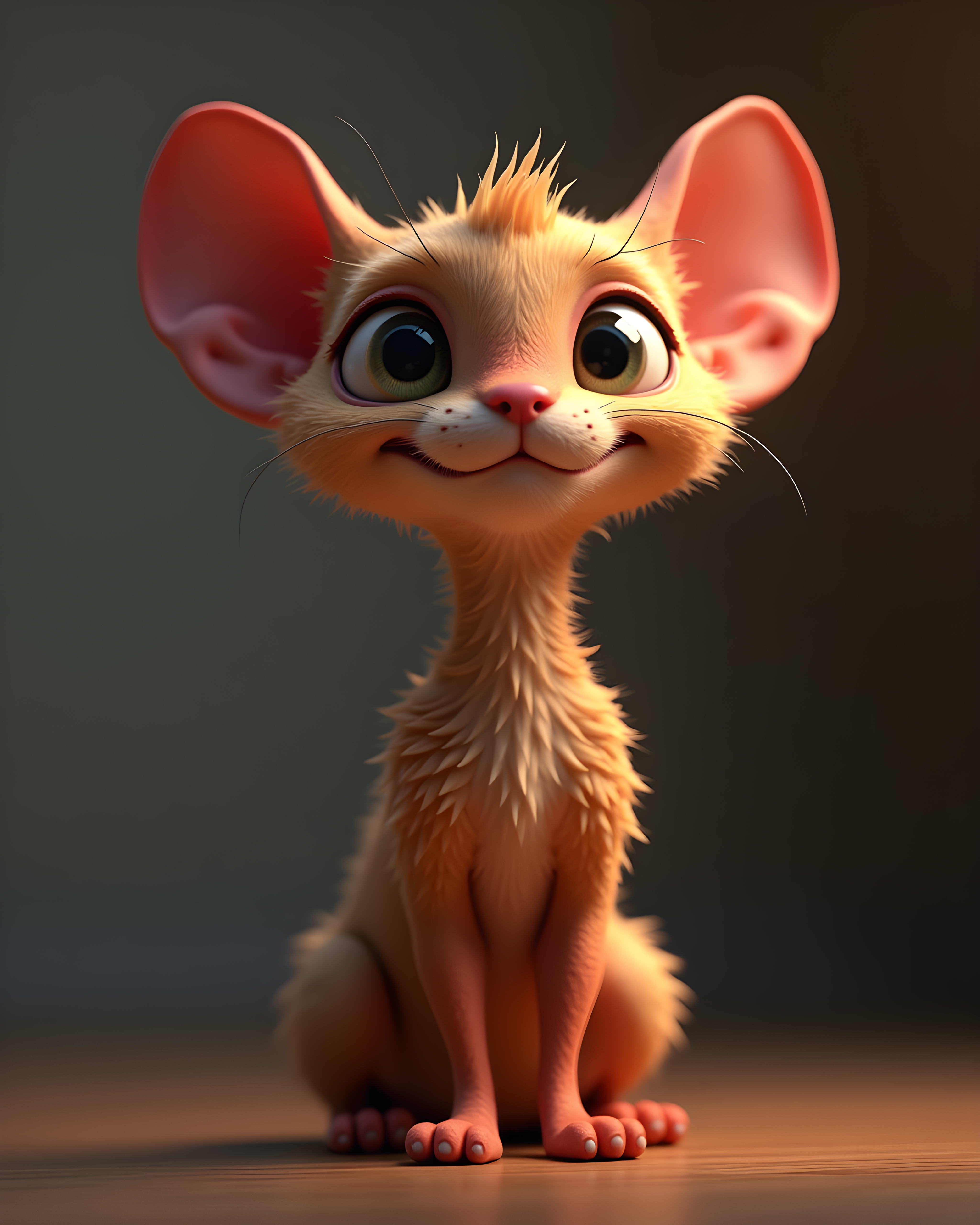 Devon Rex — 3D Render (Savage)
