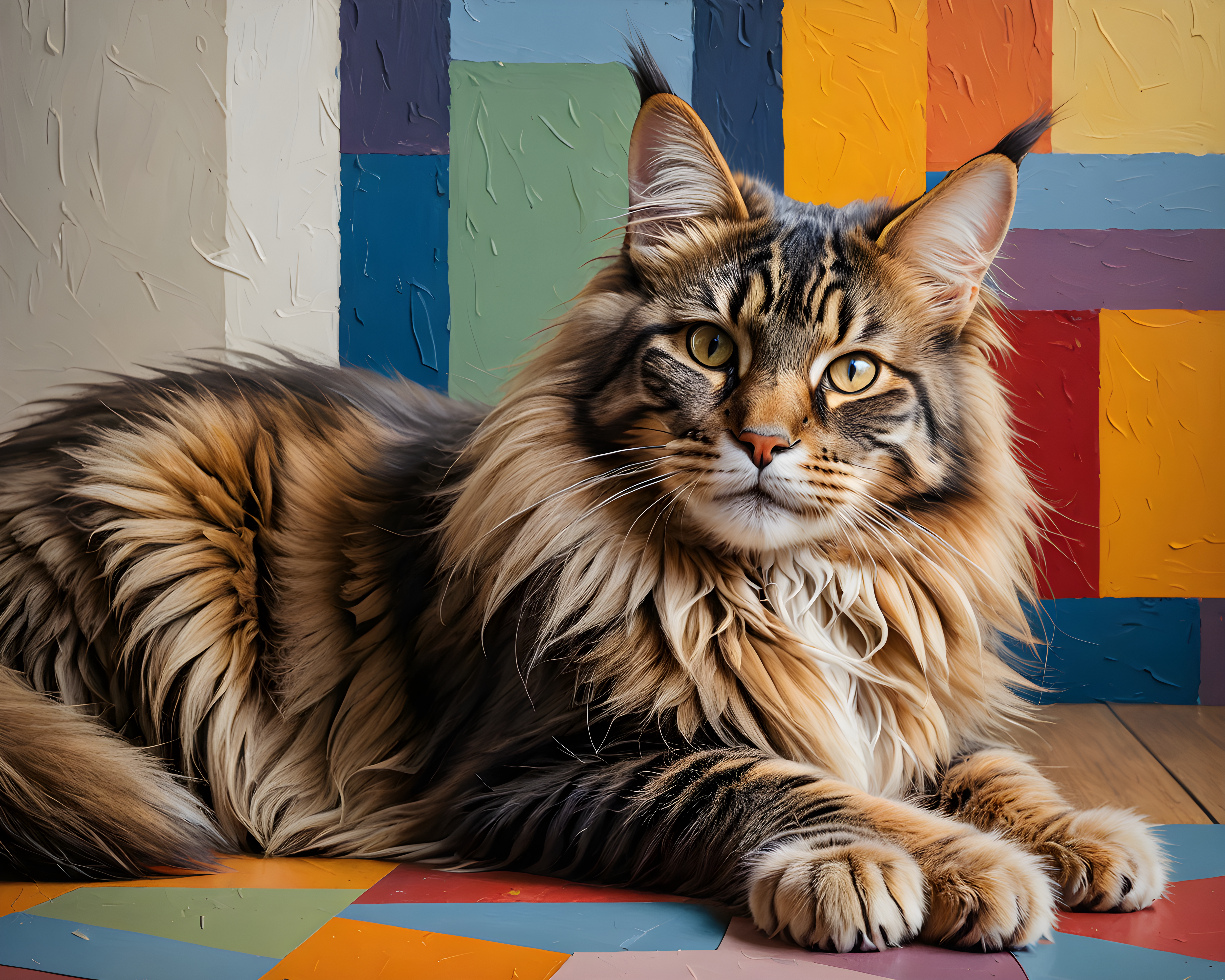 Maine Coon — Abstract (Motivational)