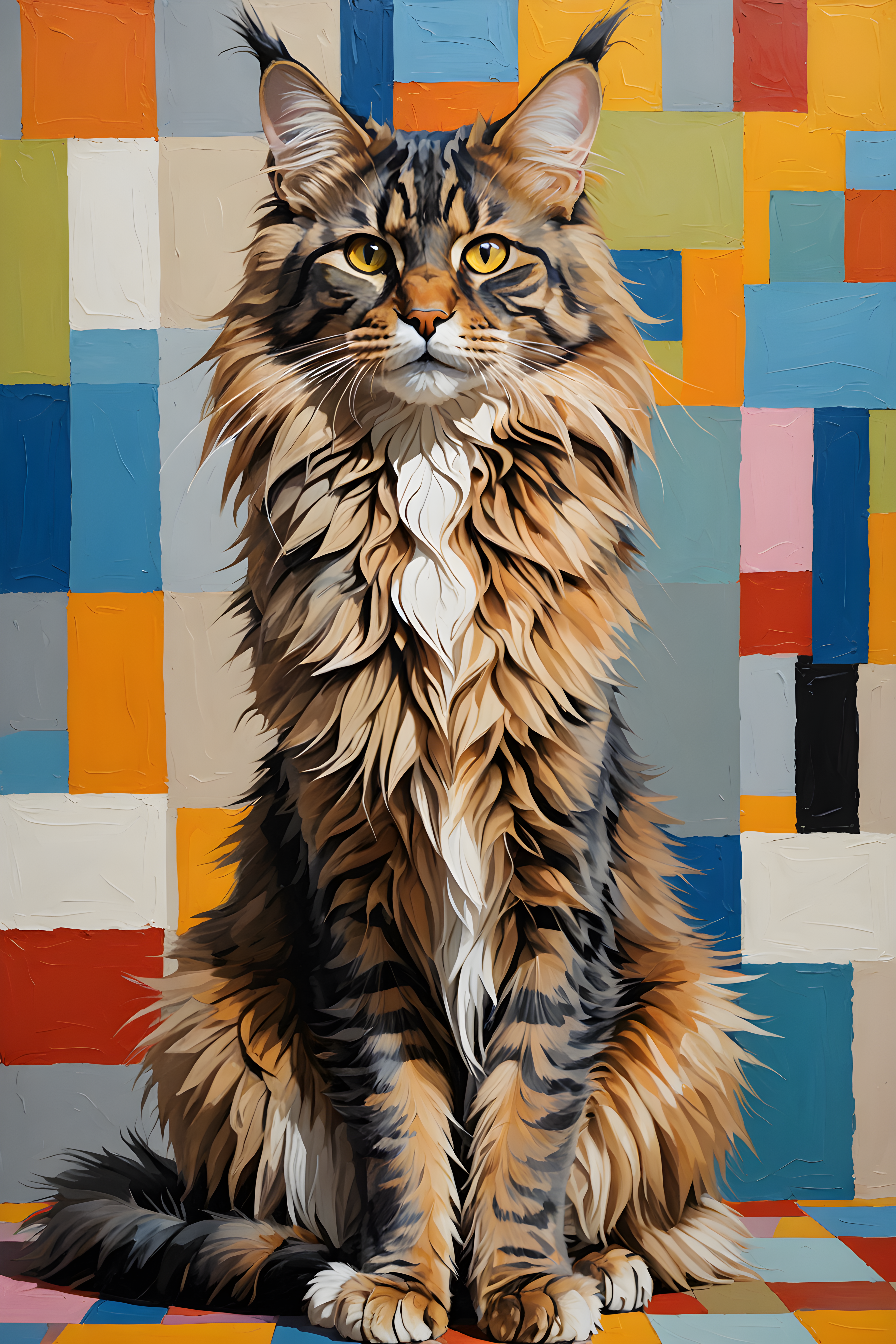 Maine Coon — Abstract (Savage)