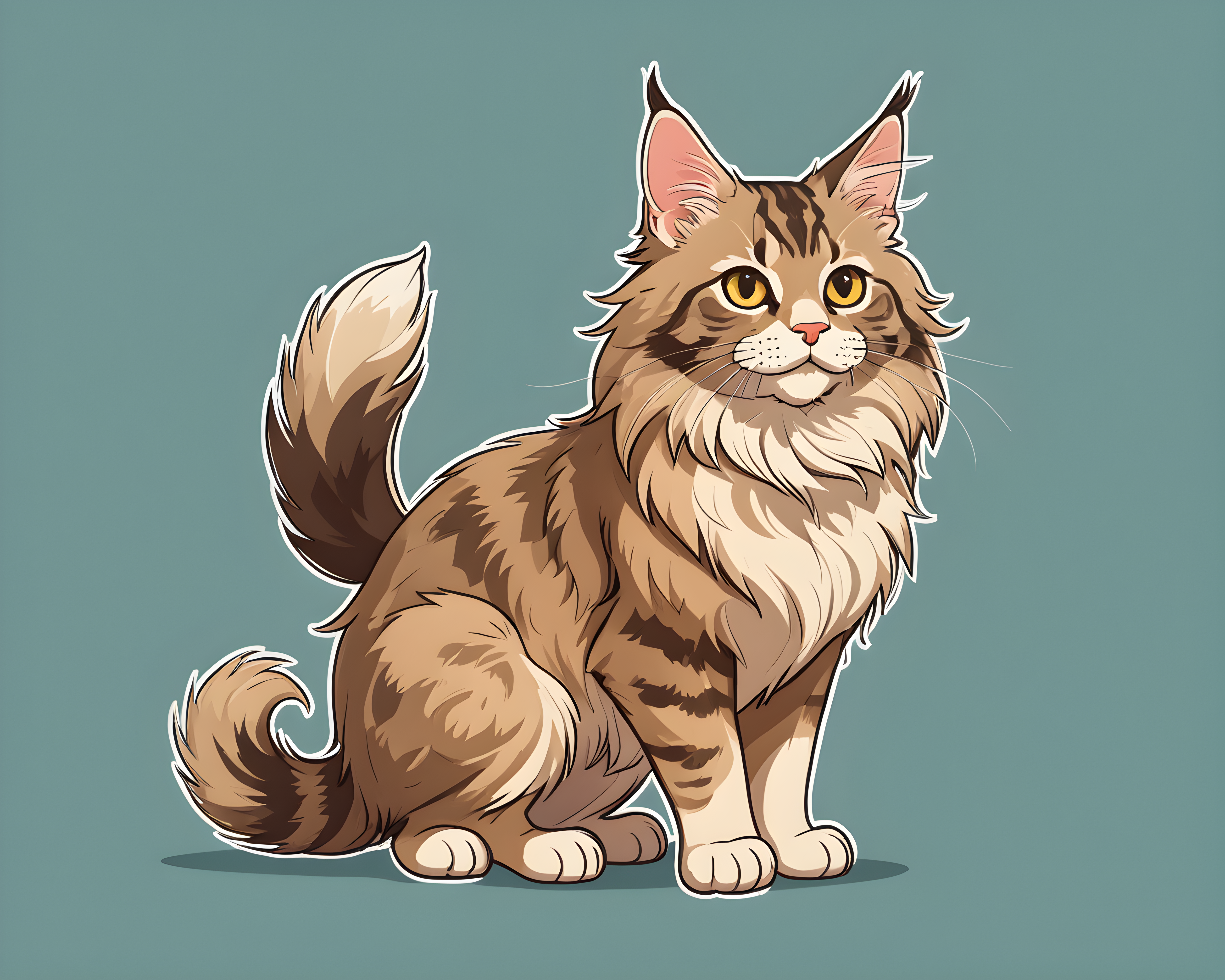 Maine Coon — Cartoon / Kawaii (Savage)