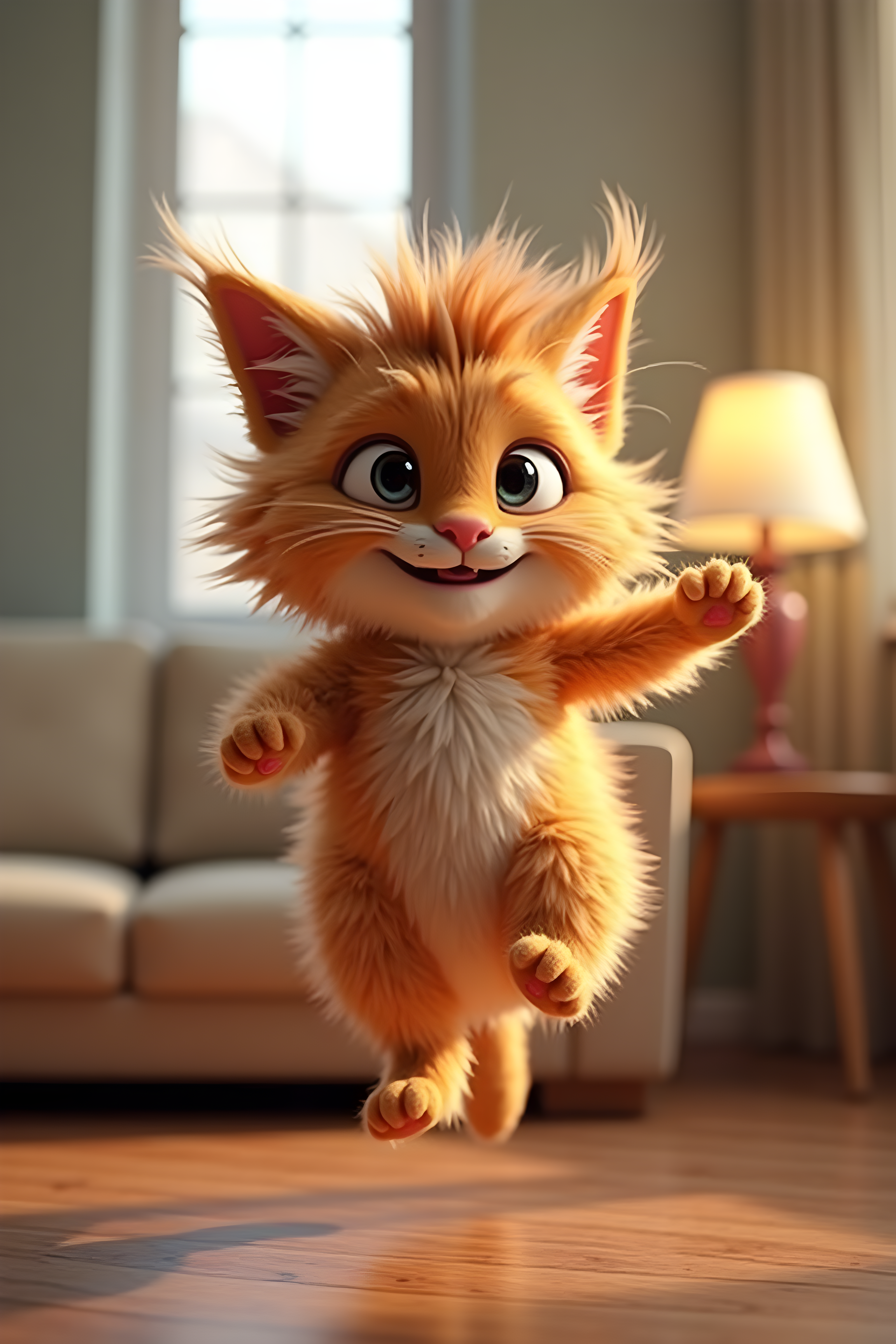 Maine Coon — 3D Render (Lifestyle)