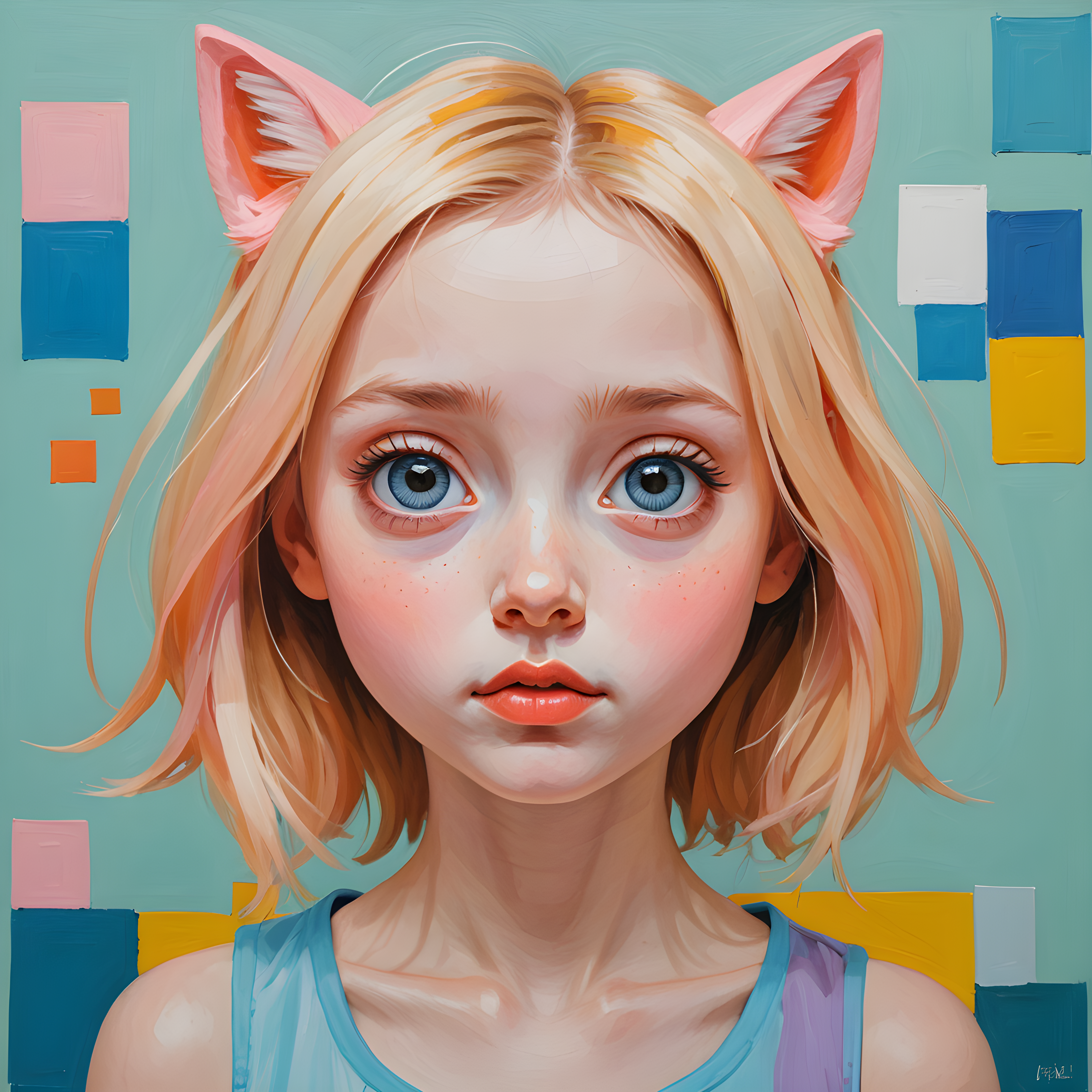 Norwegian Forest — Abstract (Cute)