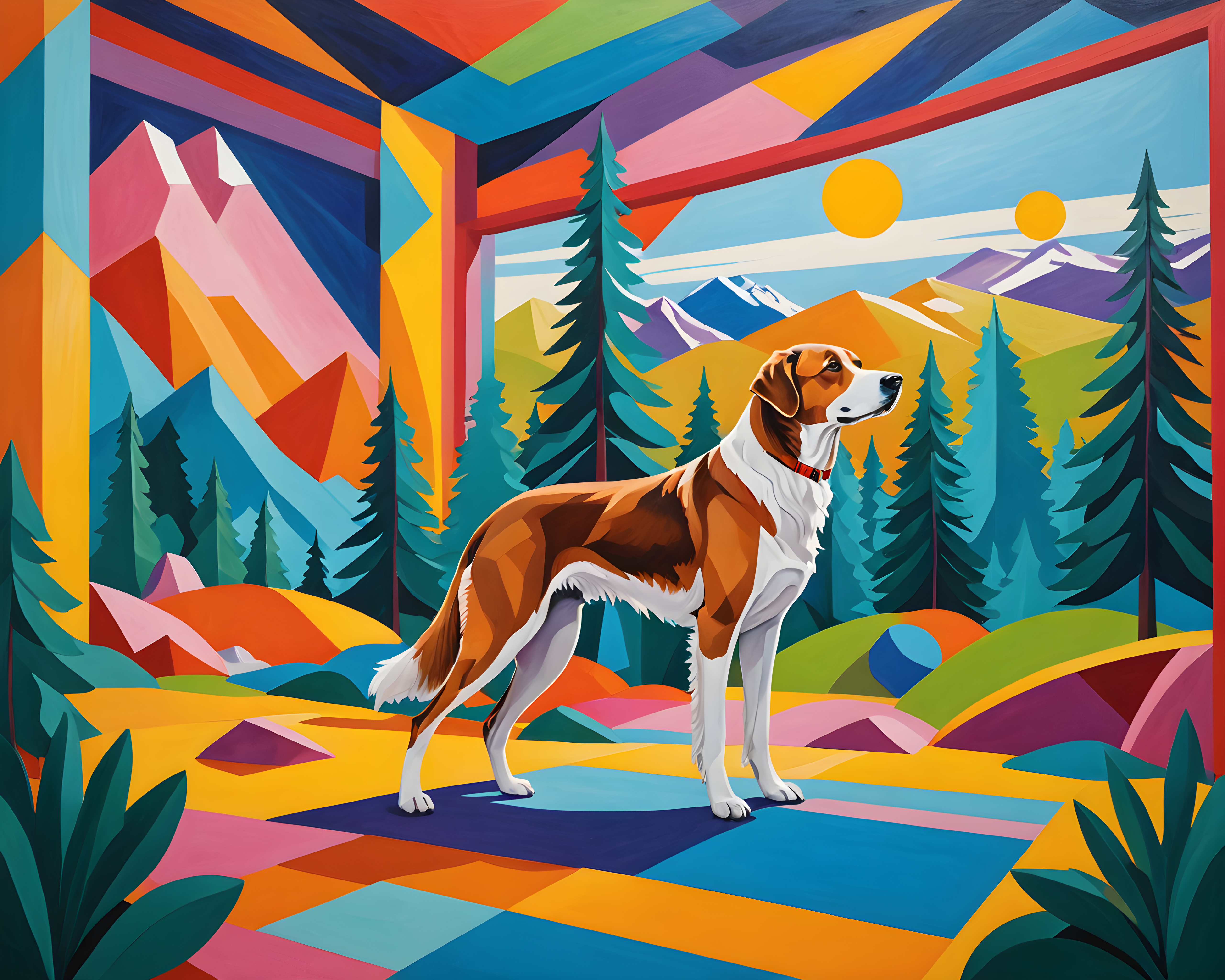Norwegian Forest — Abstract (Fantasy)