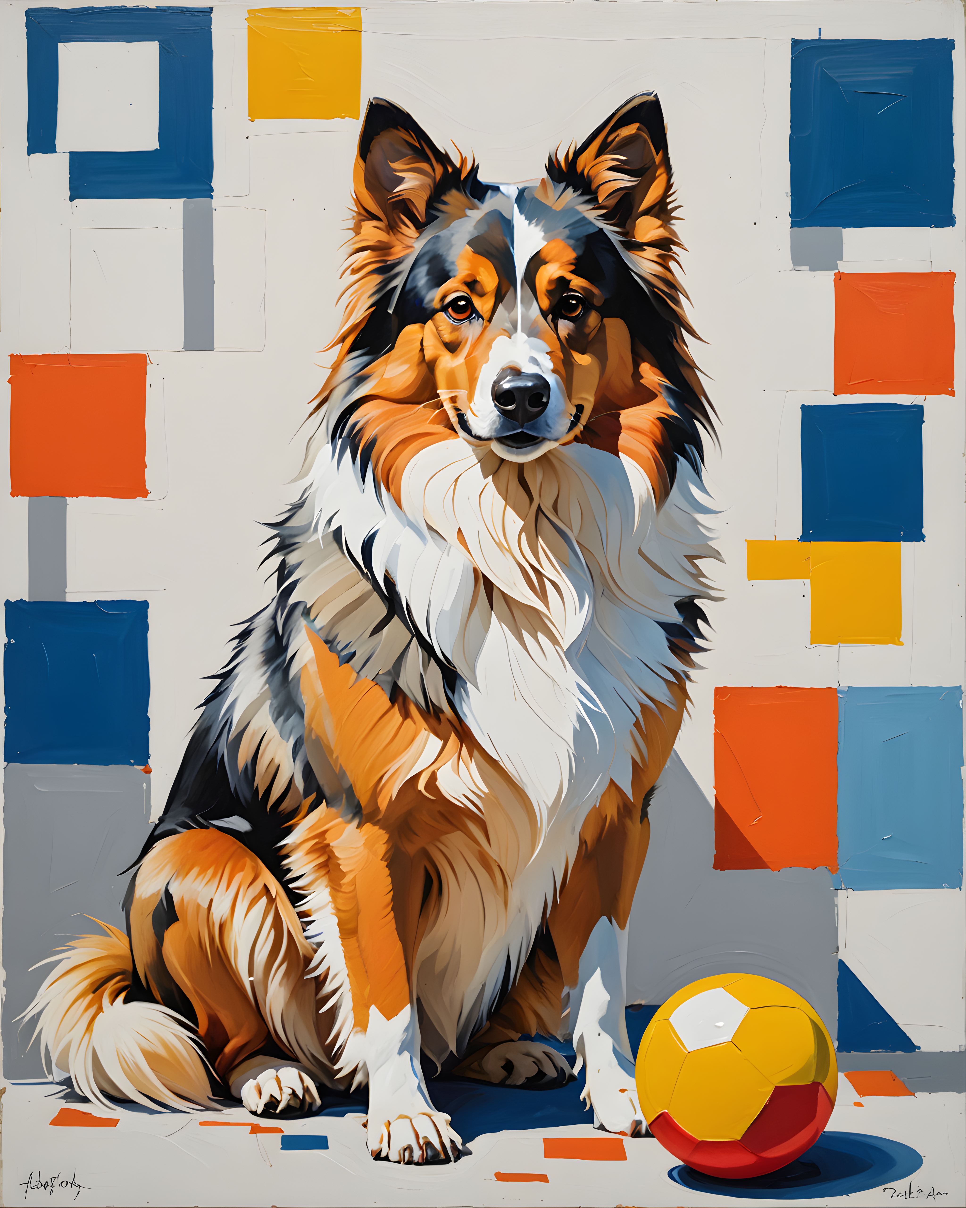 Norwegian Forest — Abstract (Playful)
